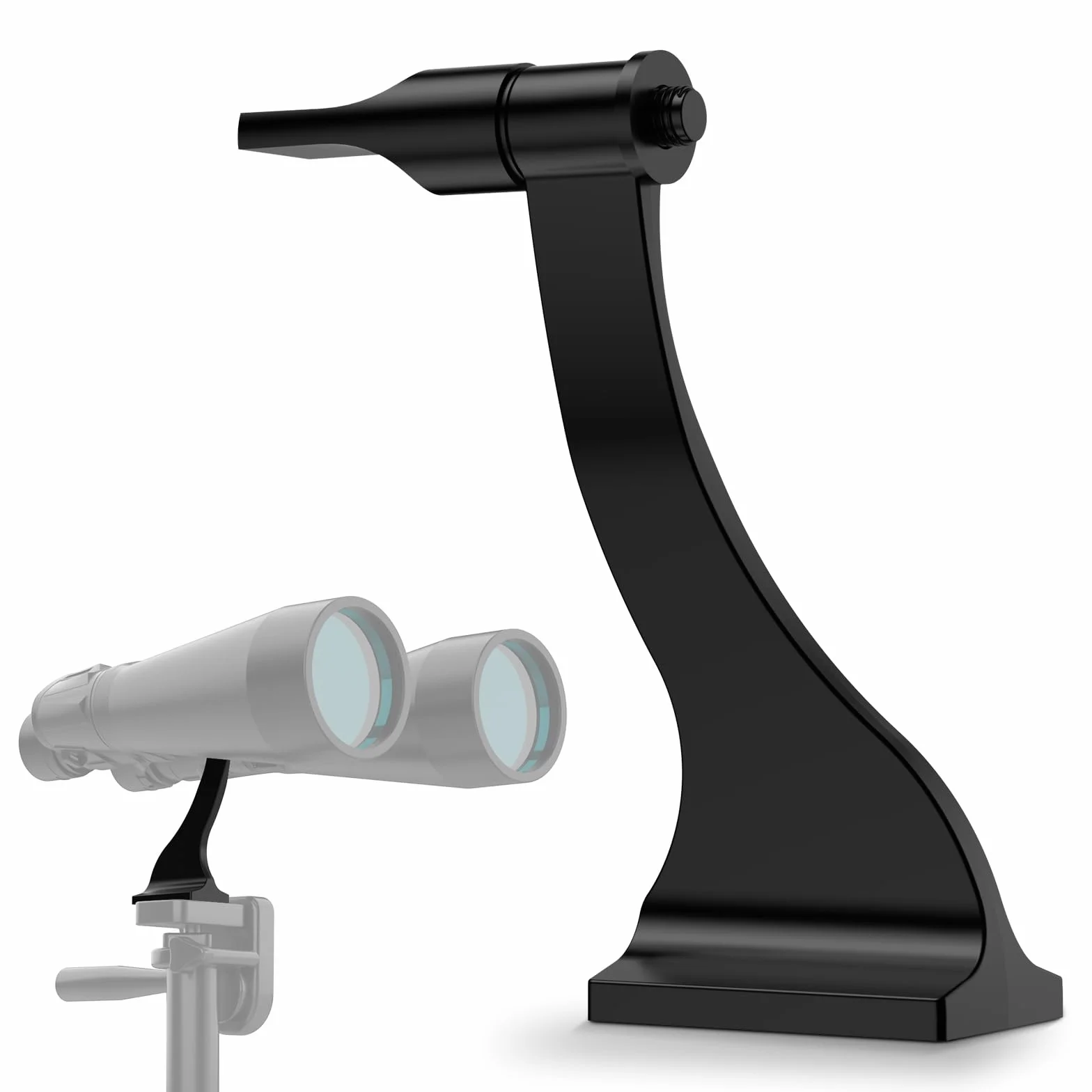 Sogries Adaptateur de trépied pour jumelles 1/4" en aluminium fileté - Adaptateur de trépied pour observation des oiseaux et extérieur