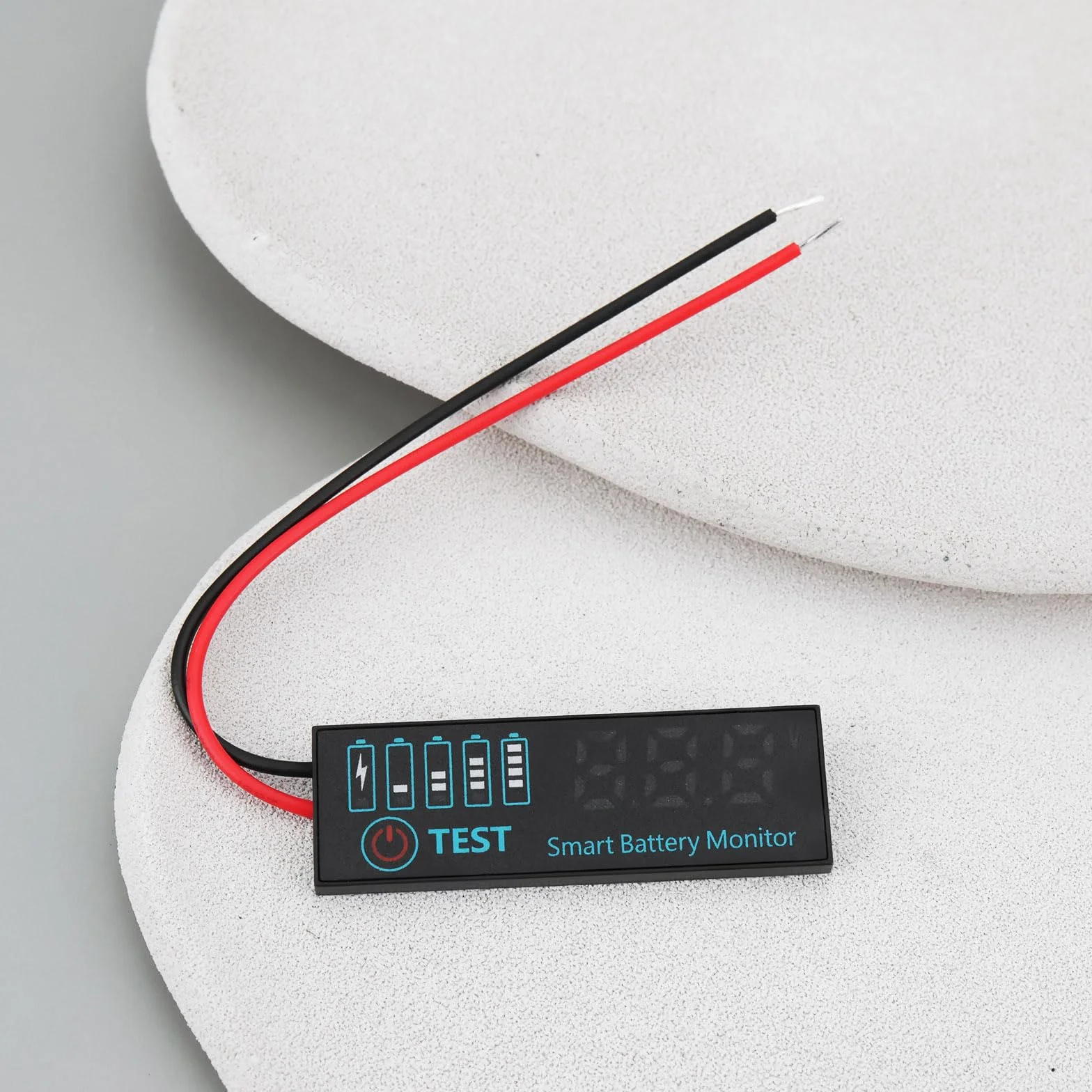 Panneau de Contrôle de Tension LED Vert 2 Indicateurs de Niveau de Batterie Au Lithium 7-55 V CC