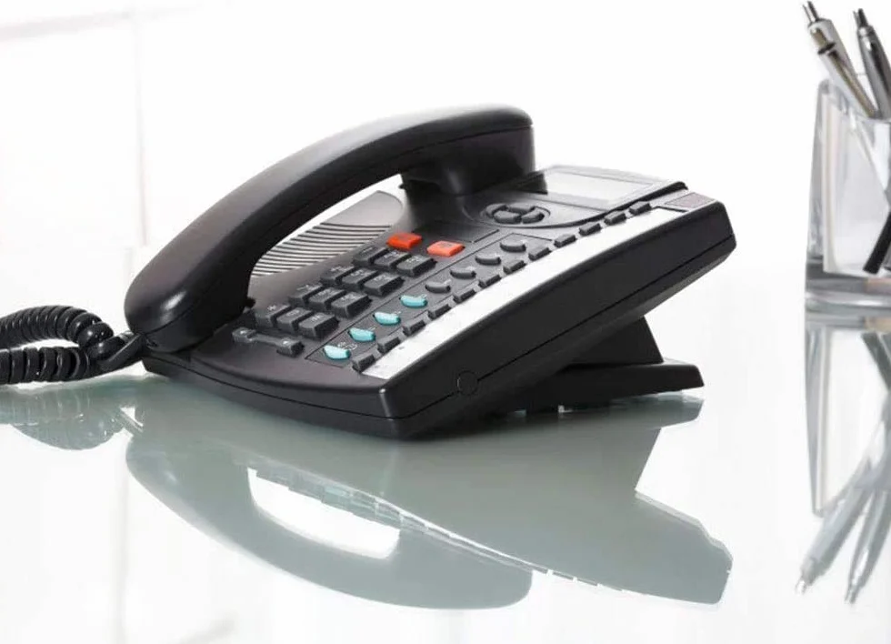 Câble Telephonique,RJ9 4p4c 2,5 Mètres Câbles pour Téléphones Fixes,Câble pour Combiné de Téléphone (Noir,Lot de 4)