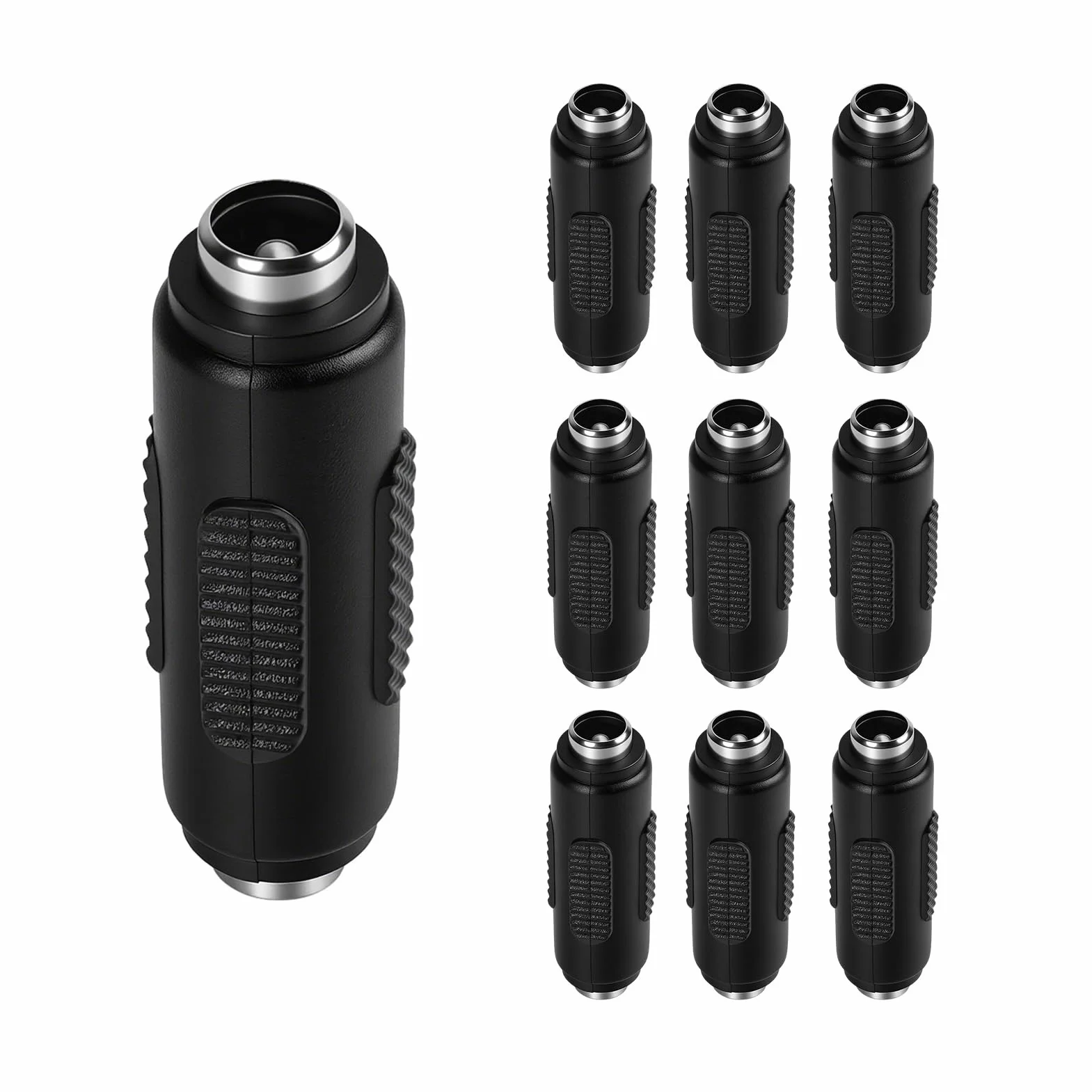 10 Pcs DC Connecteur d'alimentation Femelle à Femelle De 5,5 X 2,1 Mm, Connecteur Alimentation DC, Connecteur DC Prise DC Mm, Coupleur Femelle Femelle pour CCTV LED CaméRa