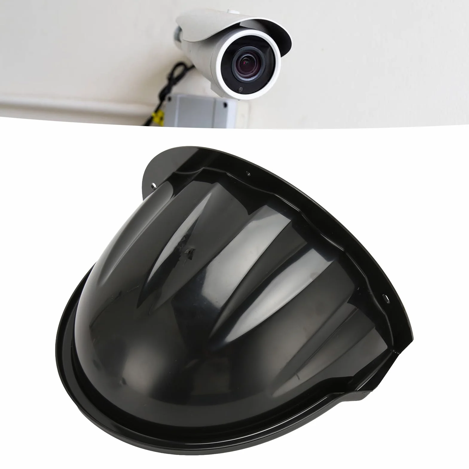 Caméra de sécurité Universelle, Protection Contre la Pluie, Pare- pour Caméra Extérieure (Noir)