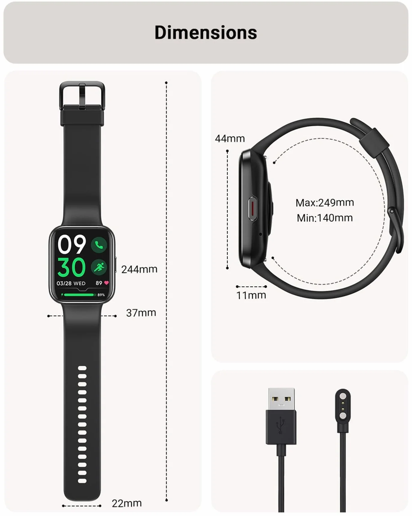 Montre Connectée Homme, 1,85" Femme Smartwatch pour Samsung iPhone Android, Alexa intégrée 3ATM 100+ Modes Sportifs Moniteur de SpO2/Sommeil/Fréquence Cardiaque/Podometre/Calories Noir