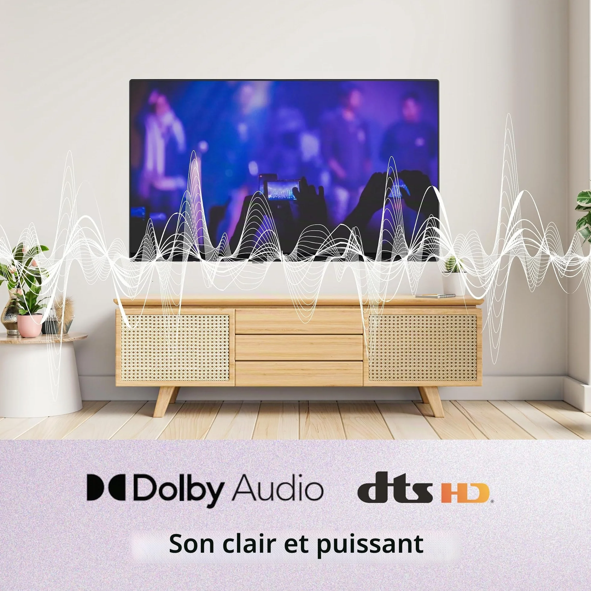 JVC Fire TV LT-24VRH3555 (2026) Fire TV, HD, Smart TV, HDR, avec Commande vocale Alexa et Triple Tuner, LED