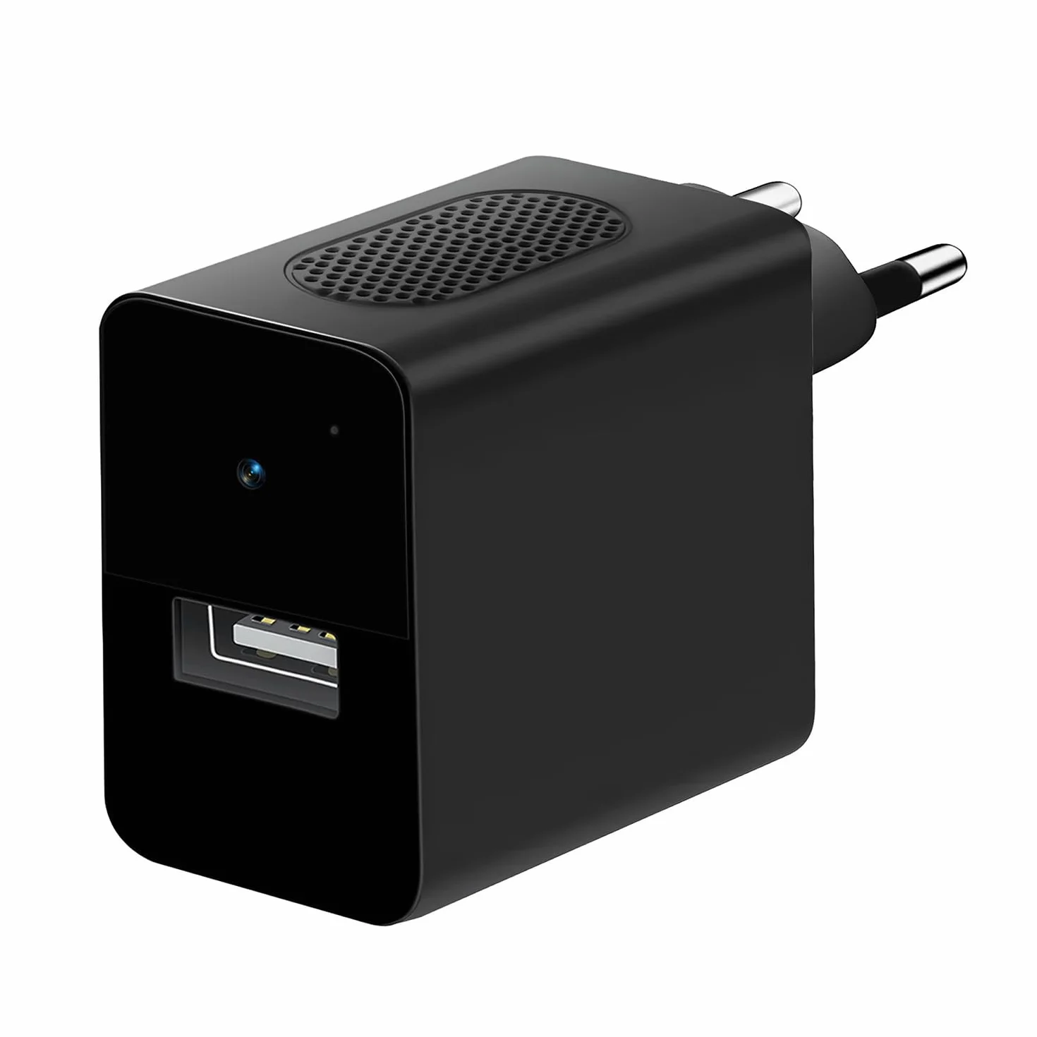 Caméra Espion Caméra Cachée 1080P USB Chargeur Mini Camera de Surveillance USB Caméra de Nounou Portable avec Détecteur de Mouvement, caméra de sécurité compacte (No APP)