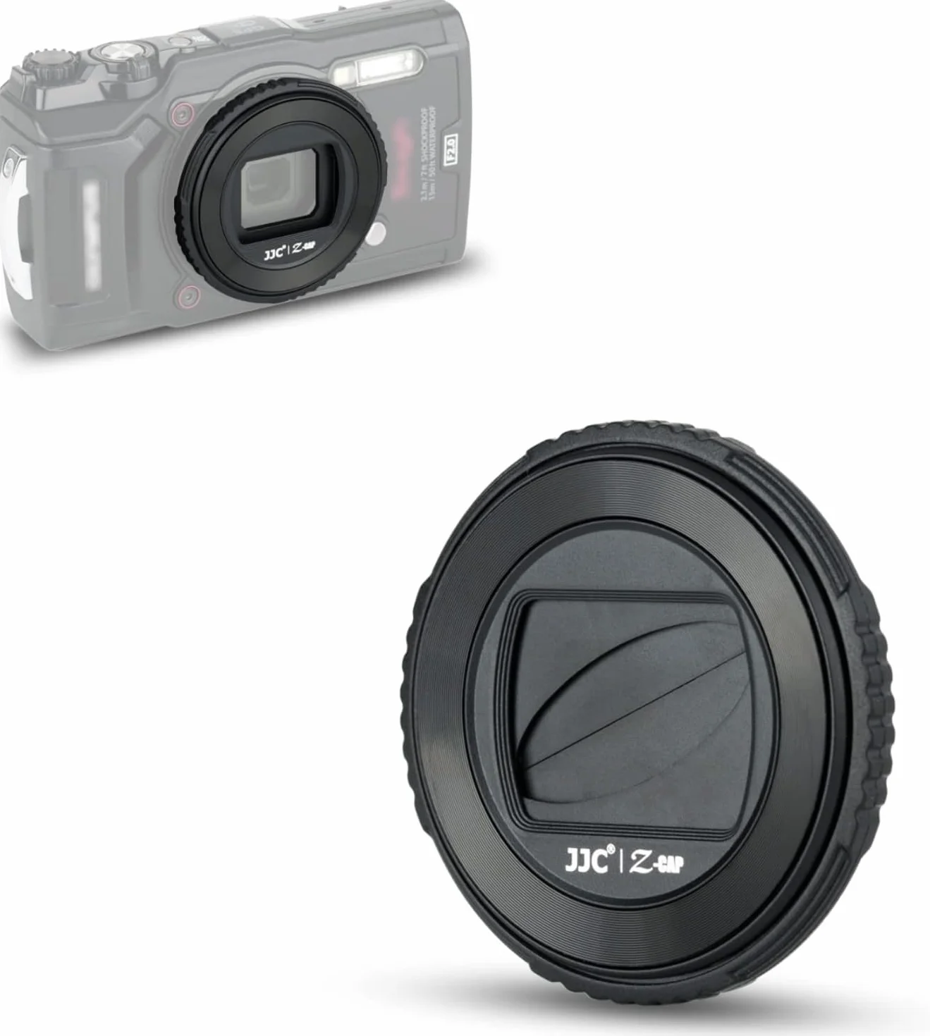 JJC Bouchon de Protection d'objectif pour Appareil Photo Olympus Tough TG-7, TG-6, TG-5, TG-4, TG-3, TG-2 and TG-1F, Om System TG-7, Remplacement pour Olympus LB-T01
