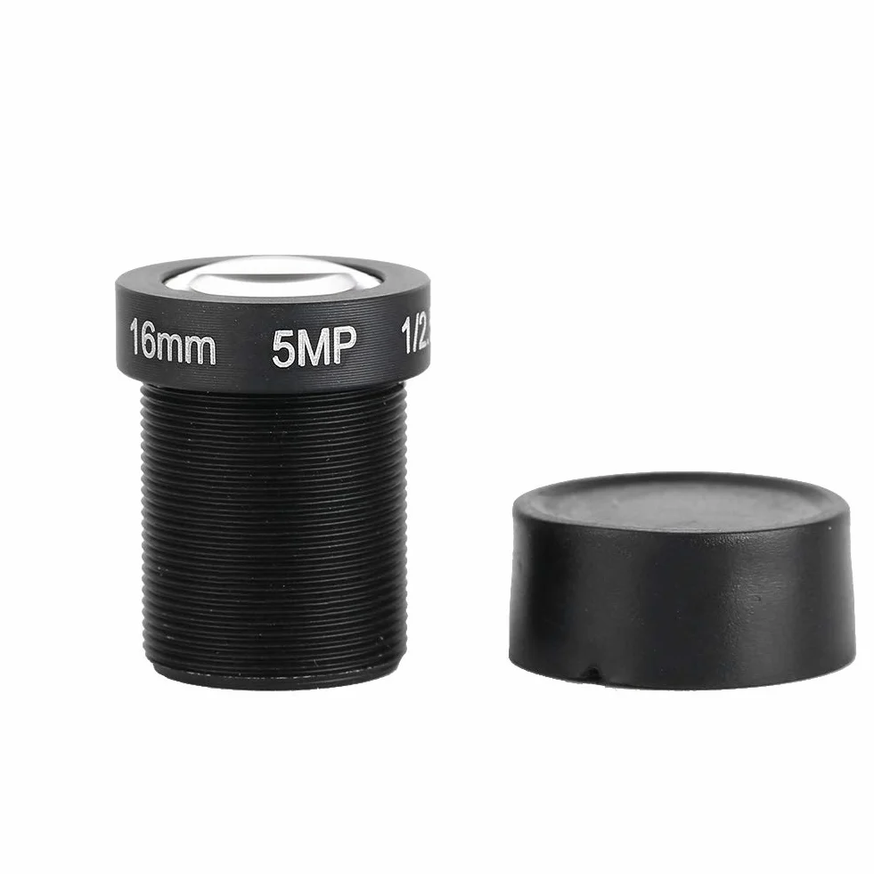 Objectif Caméra 16mm F/2.0 5MP HD Lentille M12 Ultra Grand Angle CCTV Surveillance