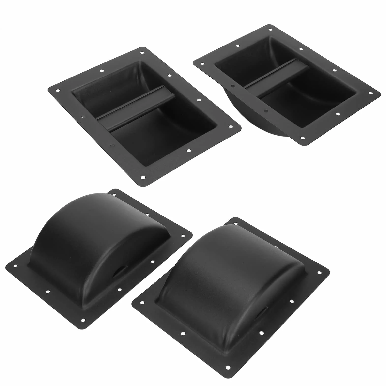 2pcs Haut parleur Poignées Professionnel en Acier de Remplacement pour Armoire Audio Poignée de Transport pour les Audios de Scène