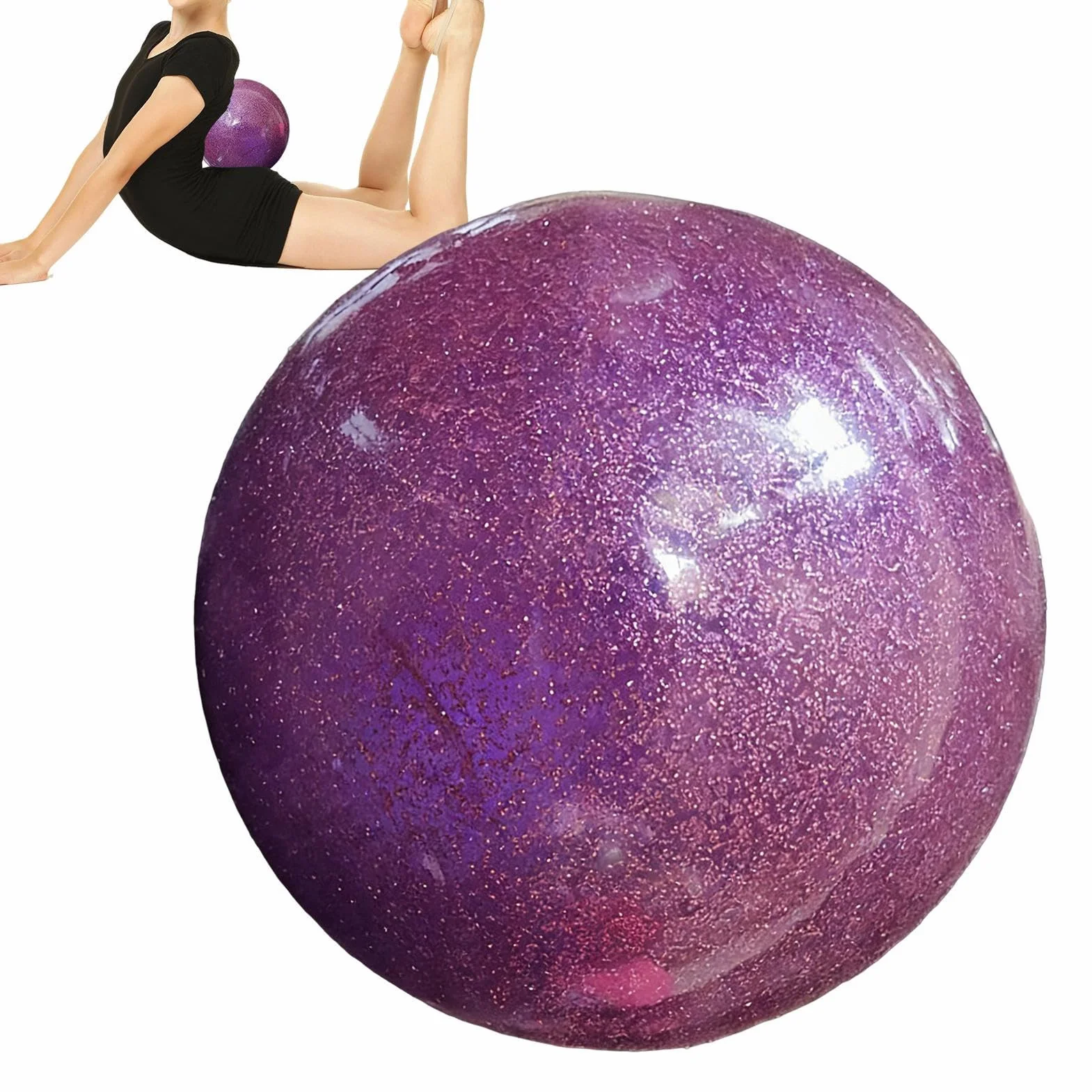 Ballon de Gymnastique Rythmique Haute Élasticité pour Filles Compétition