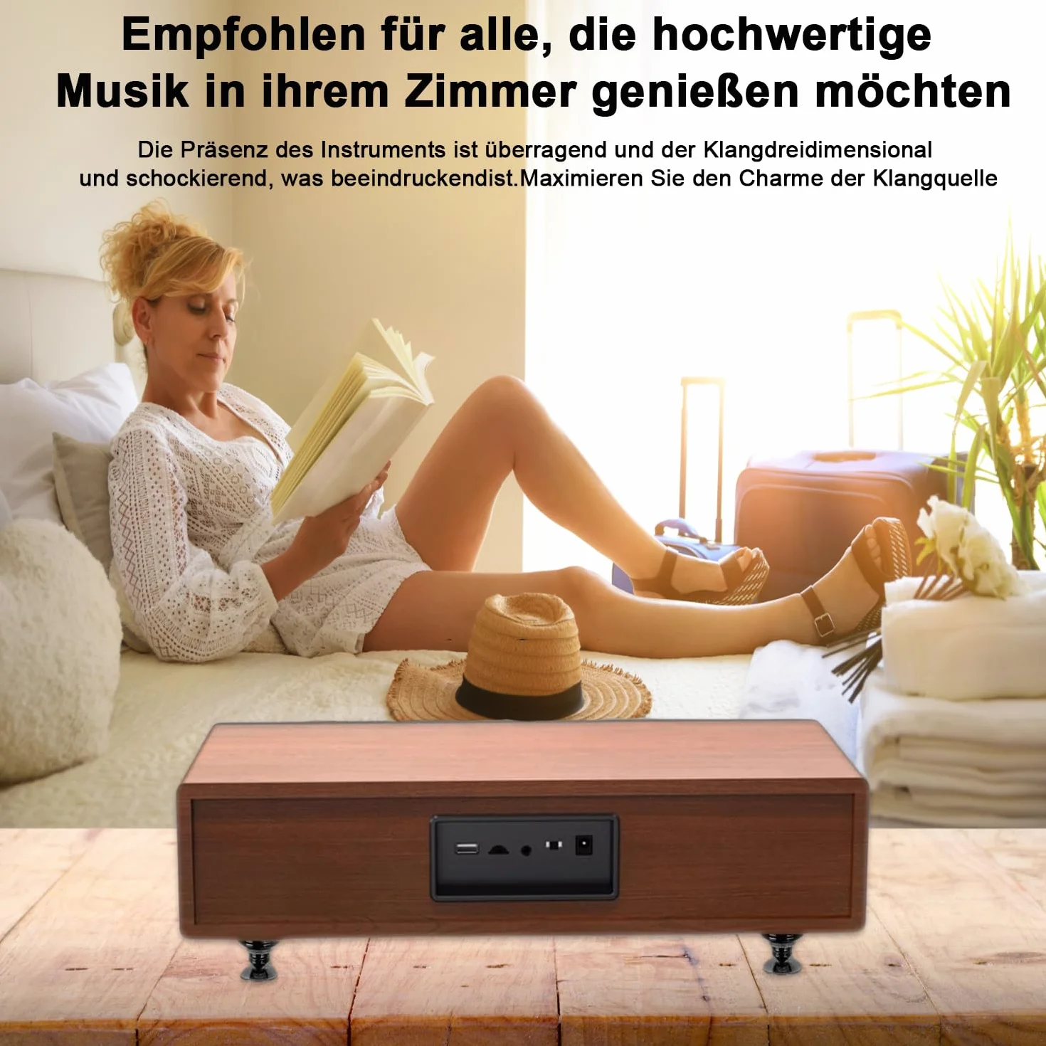 Lot de 8 pics de haut-parleur nickelés 24 K - Protection du sol - Pieds d'isolation résistants aux chocs pour appareils Hi-Fi (noir)