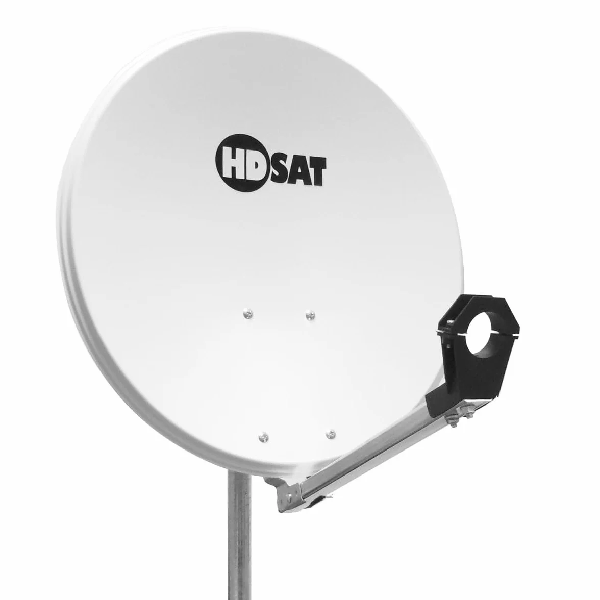 Parabole Satellite Acier 60cm reconditionnée avec Support LNB en Acier Galvanisé