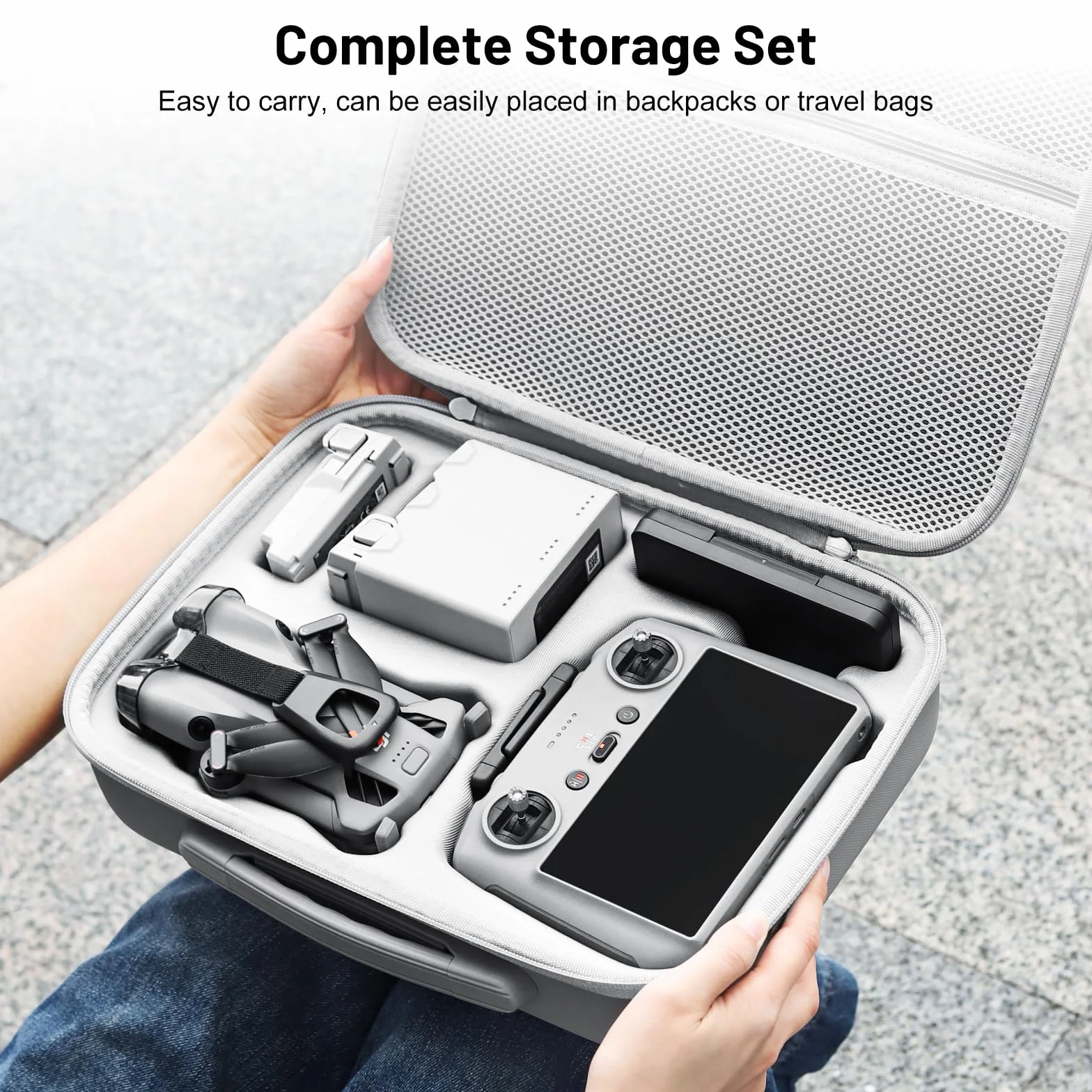 Sac pour DJI Mini 5 Pro/Lito X1/Lito 1, Étui de Transport pour DJI Mini 5 Pro Fly More Combo Accessoire, Valise pour RC 2/RC-N3 Contrôleur, pour Drone Rangement