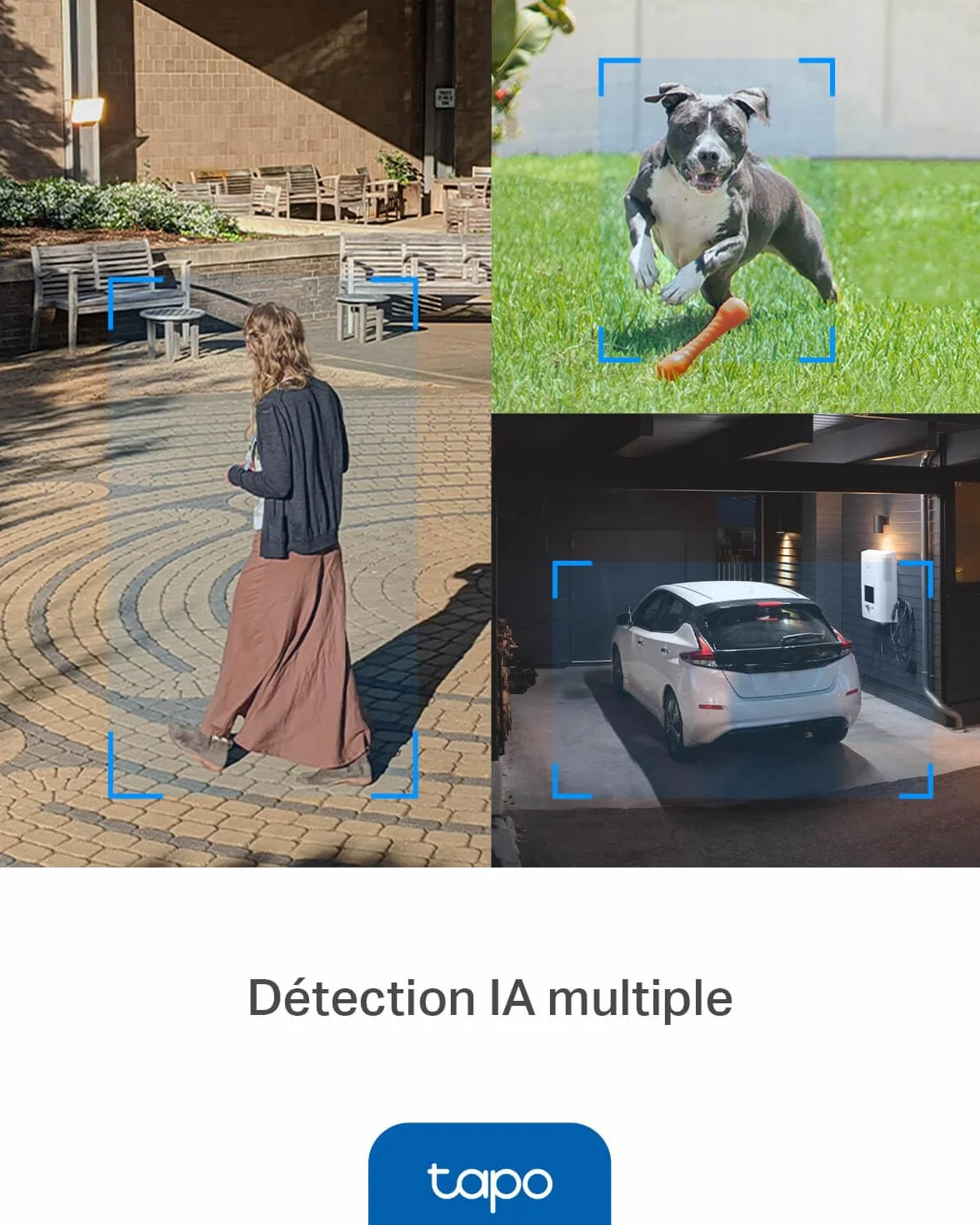 Tapo C520WS 2K (4MP) Caméra de Surveillance WiFi Extérieur 360°, Vision Nocturne Couleur, Détection de Mouvement, IP66