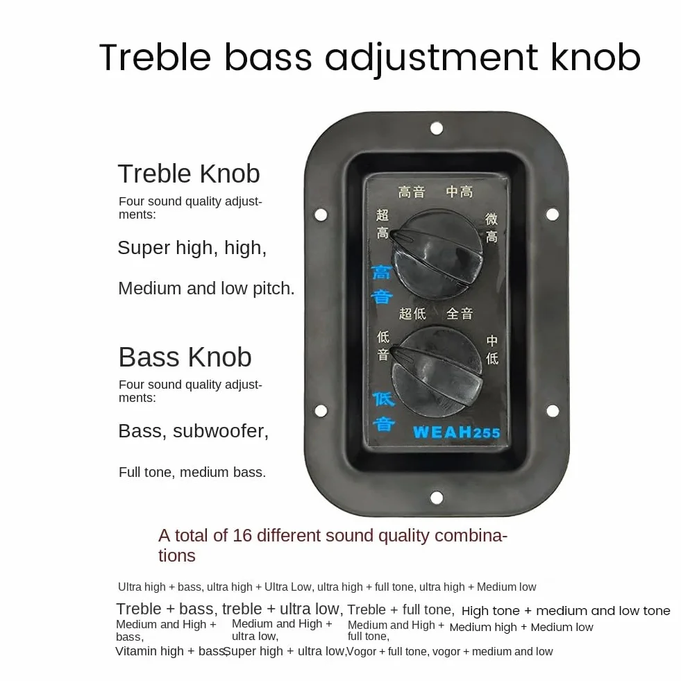 Melairo 2 Voies 350 W Haut-Parleur Filtre Croisé Diviseur de Fréquence pour Bricolage Home Cinéma