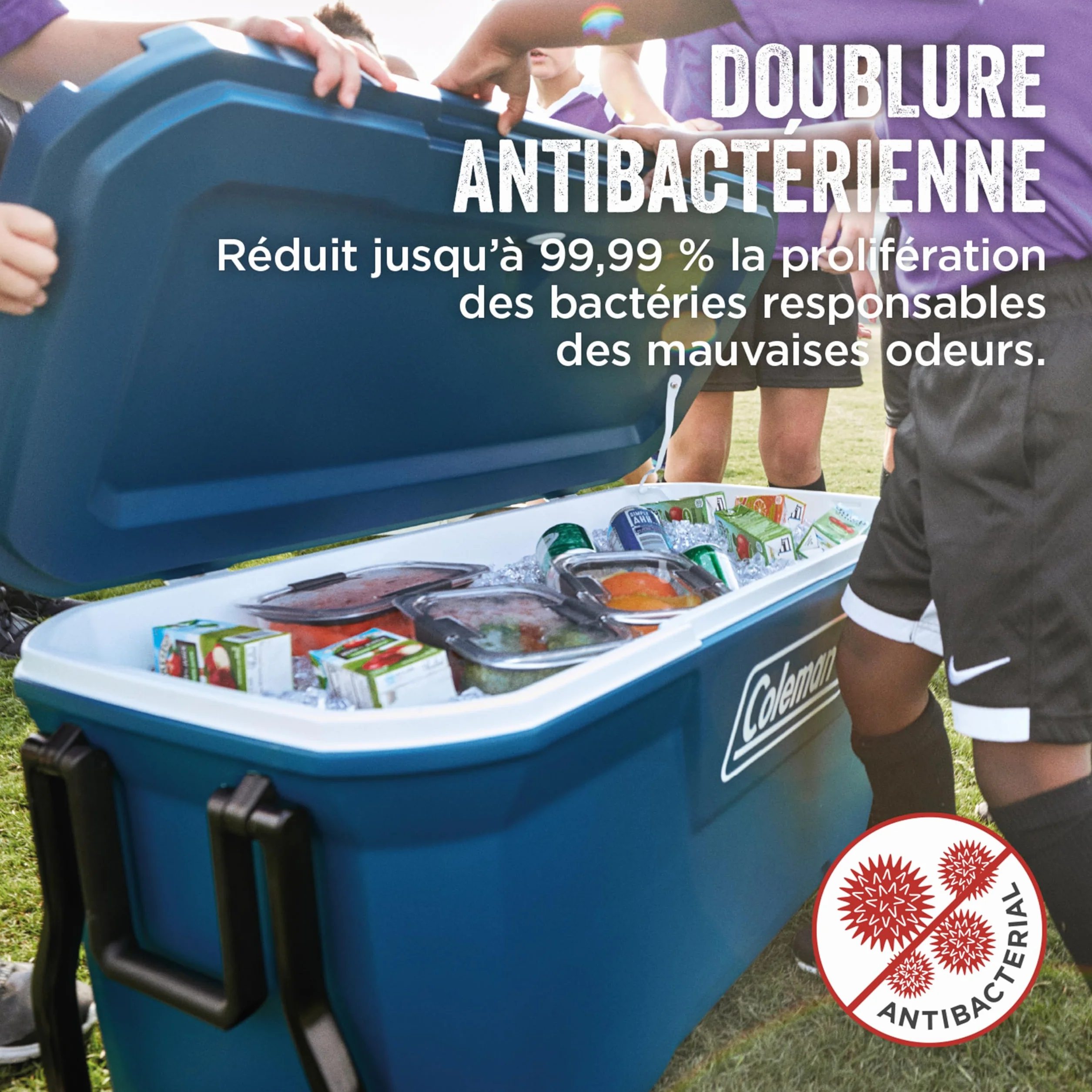Coleman Xtreme 100QT glacière à roulettes