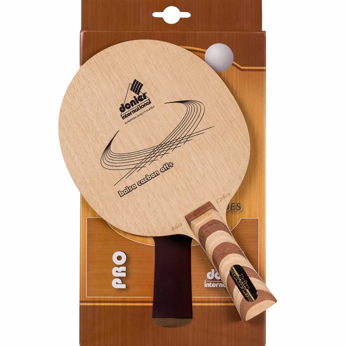Donier Lame de tennis de table Balsa Carbon Offensive 7 couches