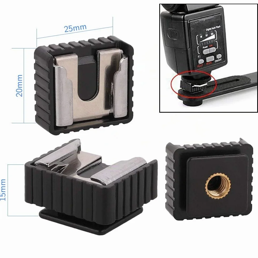 26PCS Adaptateur Caméra 1/4" à 3/8" Convertisseur pour Trépieds, Monopods, Rotules, Flash Lights, Reflex DSLR, Support et Lampes