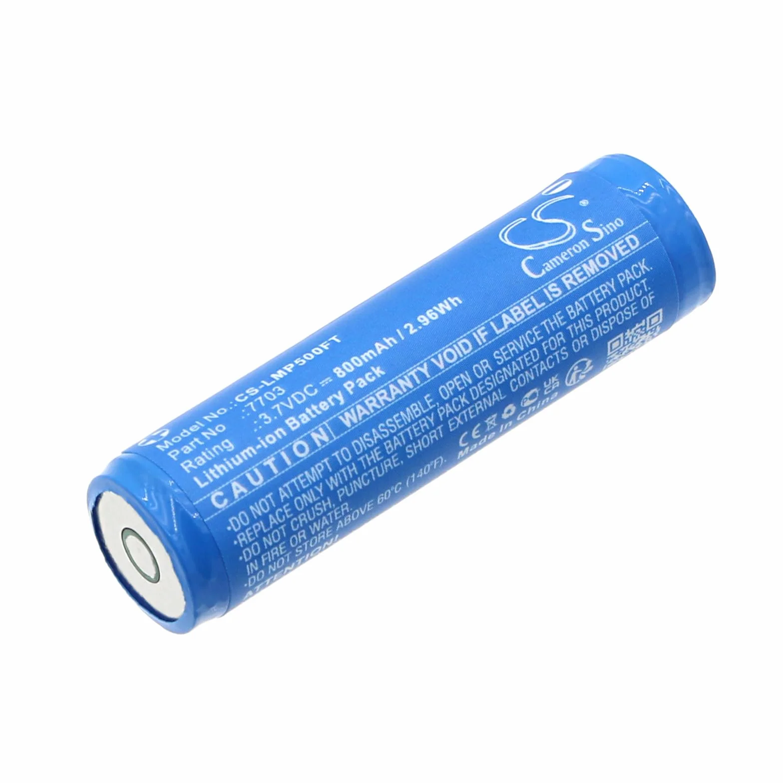 Cameron Sino Batterie de rechange pour Ledlenser Torche P5R, Torche P5R.2 PN:Ledlenser 7703 800 mAh / 2,96 Wh