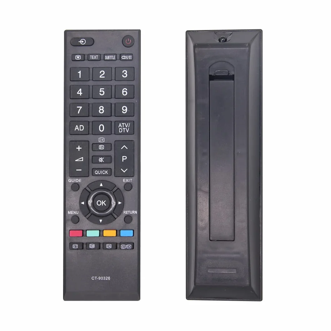 Remplacement Telecommande Toshiba CT-90326 pour telecommande TV Toshiba 39L2337DG 40LV933G 42AV625D 42HL833F