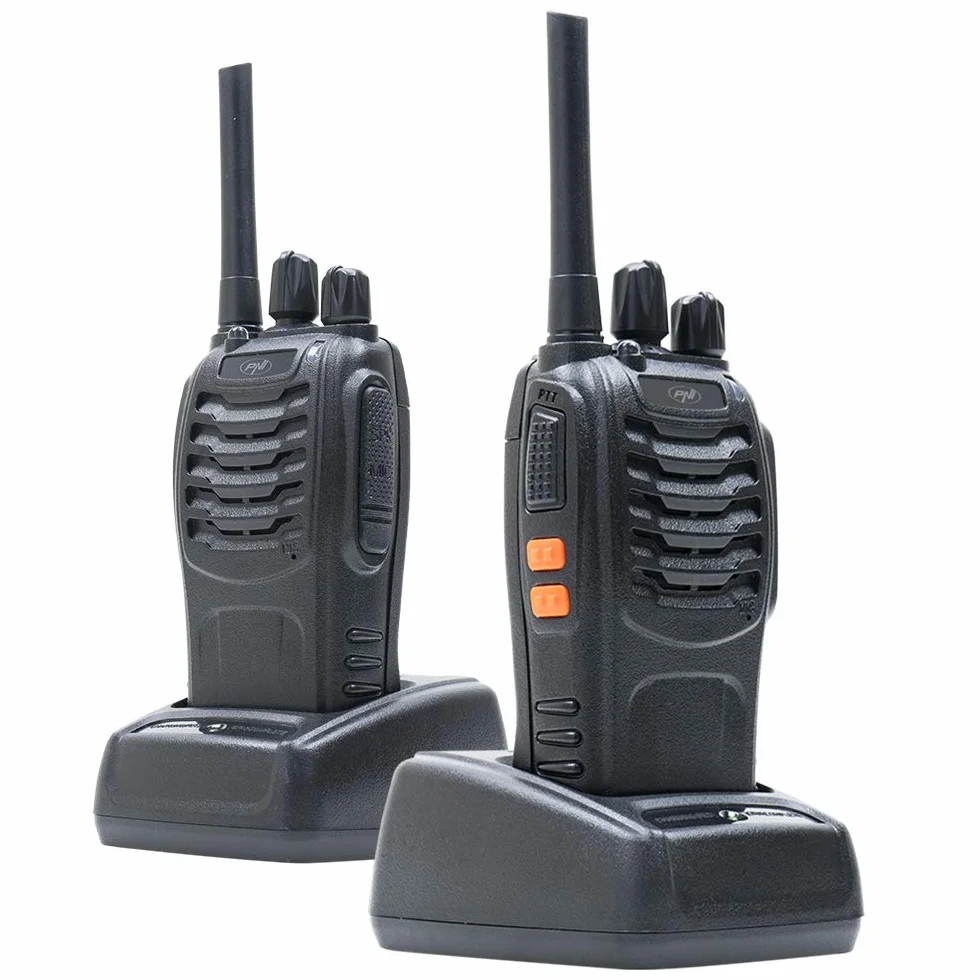 PNI PMR R40 Pro Paquet 6 Radios Portables Piles Chargeurs Écouteurs