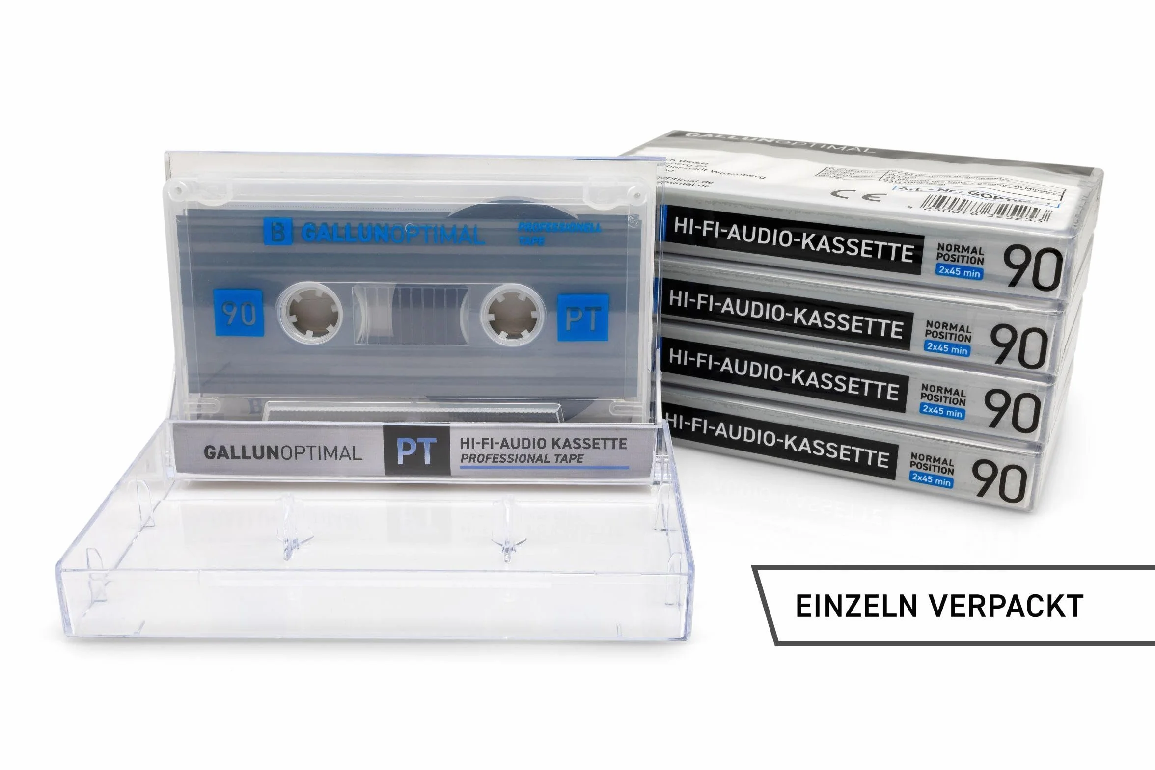 Cassettes Audio PT90 90 Min Professionnelles
