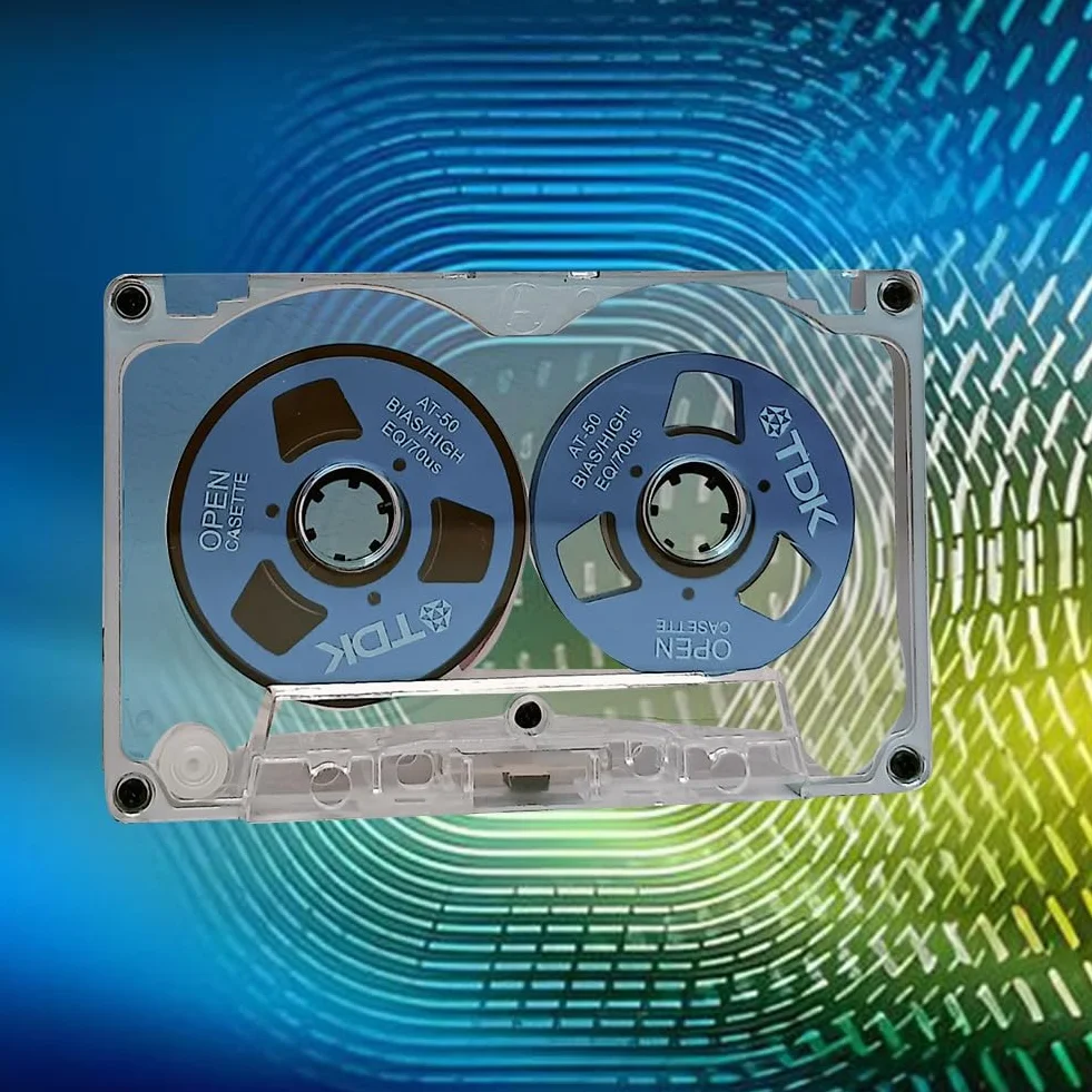 Disque de Bande Vierge de 55 Minutes, Disque Ouvert en Métal Double Face, Disque de Cassette Vierge, D