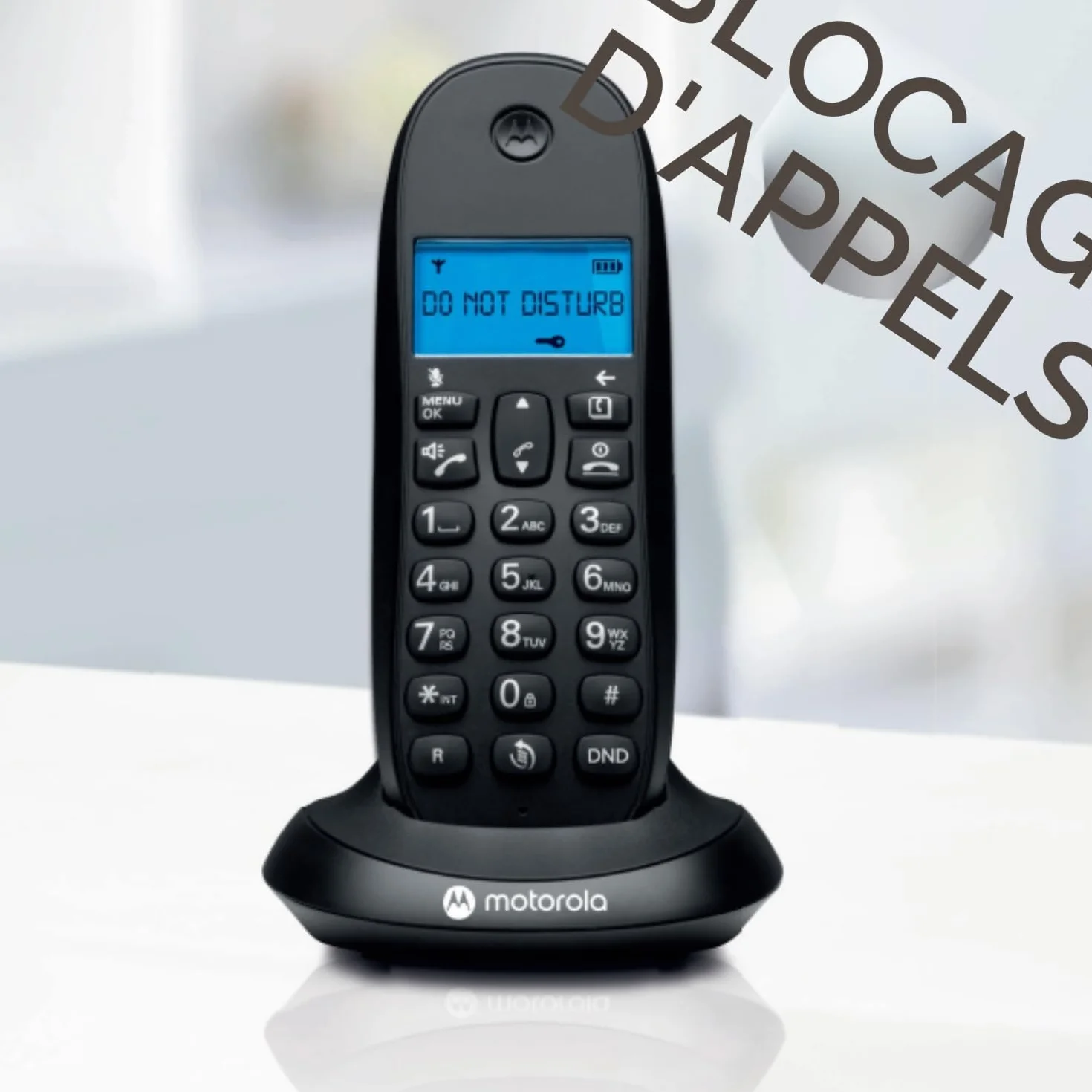 Motorola C1001CB+ Téléphone numérique sans Fil DECT Noir