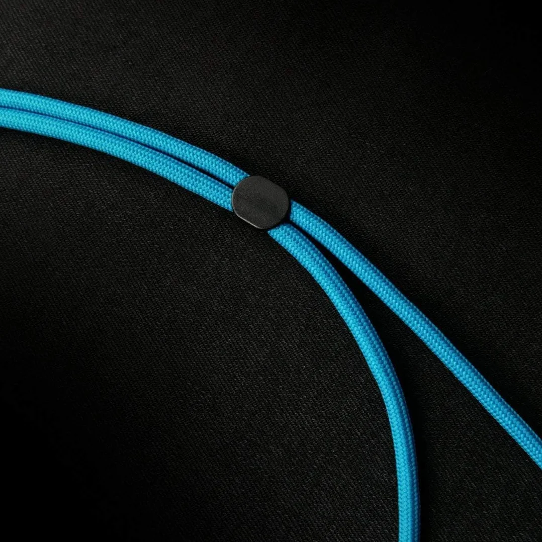 trage.band® dragonne réglable pour poignet avec mousqueton, bleu