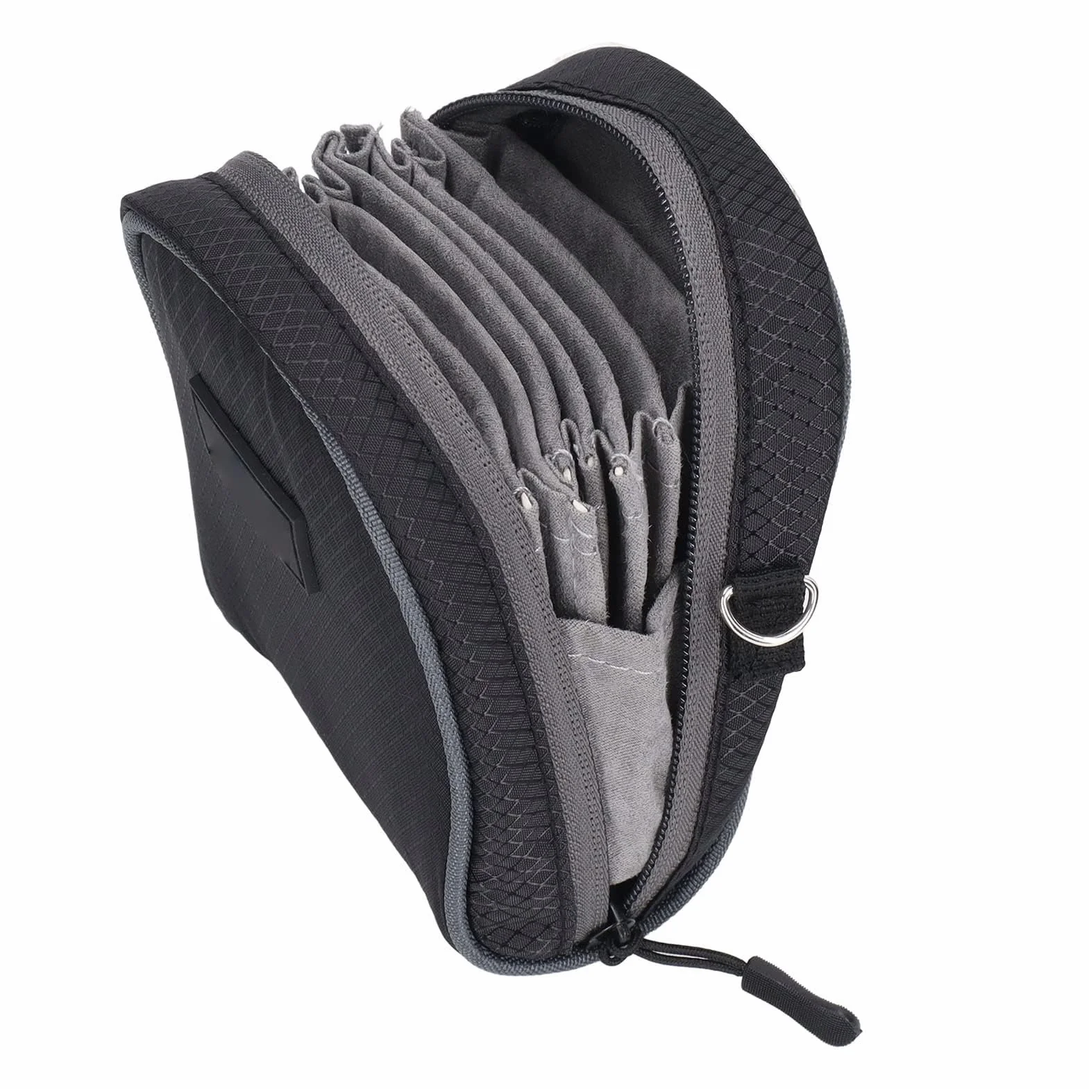 Dpofirs Pochette de Filtre D'objectif à 8 Poches pour Jusqu'à 95 Mm, Pochette de Filtre D'objectif de Voyage, étui de Filtre étanche à la Poussière et à l'eau avec Bandoulière