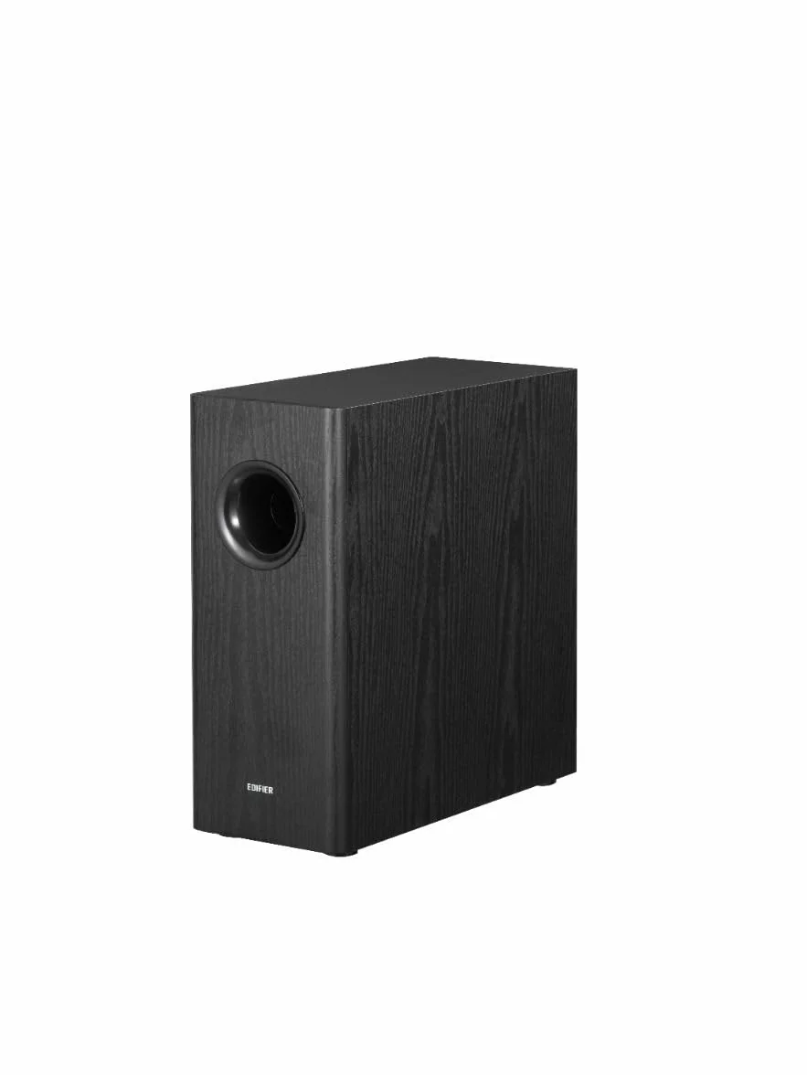 EDIFIER T5s Caisson de Basse Actif 8 Pouces 70W Filtre Passe-Bas 35 Hz MDF RCA Noir