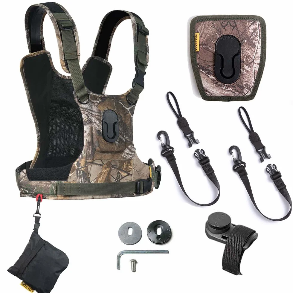 Cotton Carrier CCS G3 Harnais Caméra Jumelle Camouflage