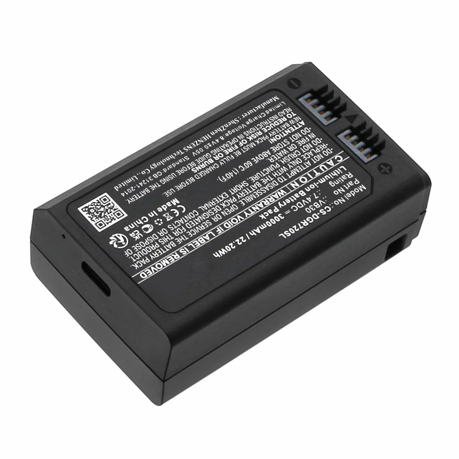 Batterie de rechange 3000 mAh / 22,20 Wh compatible avec GODOX VB30, AD100 Pro, MF-R76, Ring 72, V1 Pro, V850 III et V860
