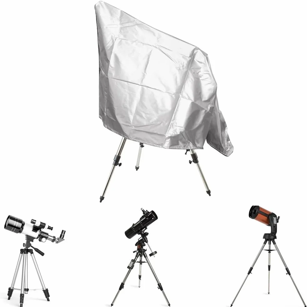 Housse de télescope en tissu Oxford 210D – Protection étanche à la poussière avec cordon de serrage réglable (B)