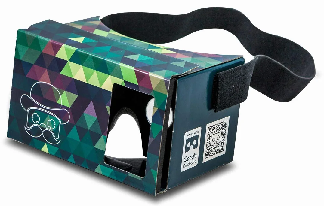 Google Carton Pop! Cardboard MR.CARDBOARD VR Casque réalité virtuelle Serre-tête Android Apple iOS Fabriqué Allemagne