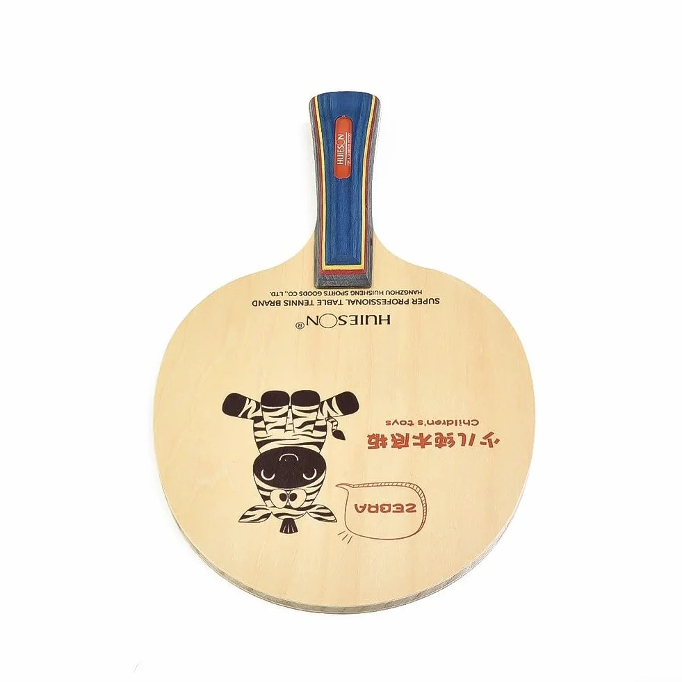 Plaque inférieure ping-pong bois 5 plis raquette tennis de table longue poignée