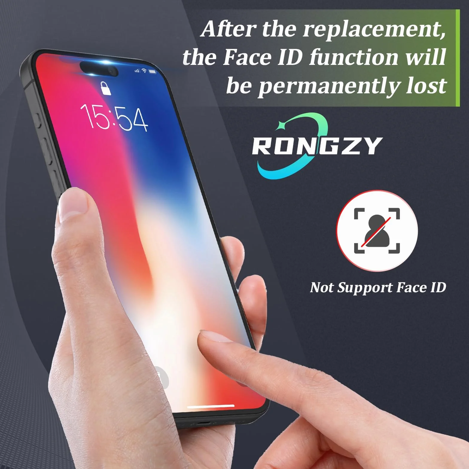 RongZy Haut-Parleur Remplacement pour Apple iPhone 11 Speaker Sonnerie De Réparation,avec Outils