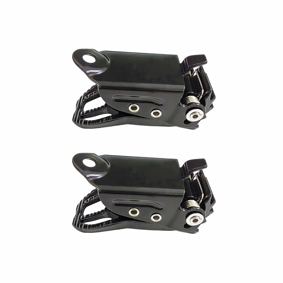 Boucles à cliquet pour planche à neige, largeur de base 23,5 mm, système de sangle d'orteil