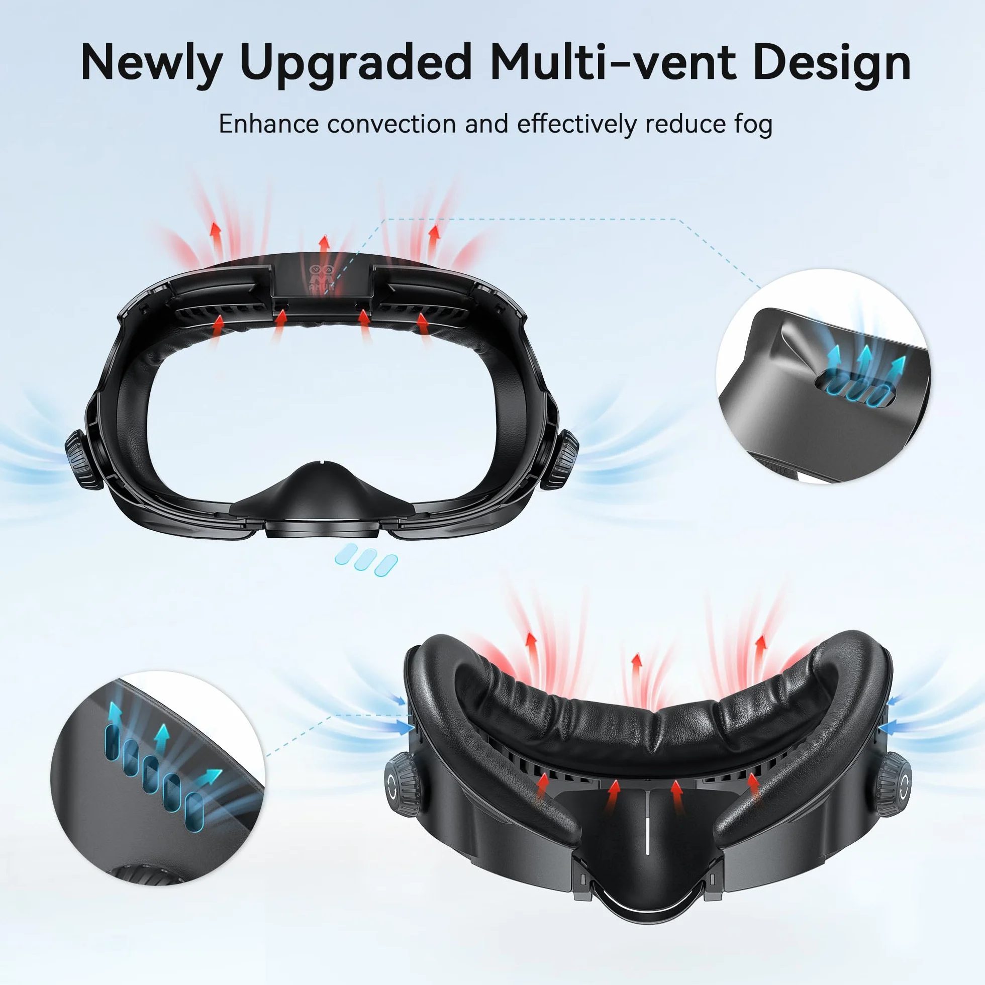 AMVR FC4M Kit d'interface faciale magnétique pour Meta Quest 3
