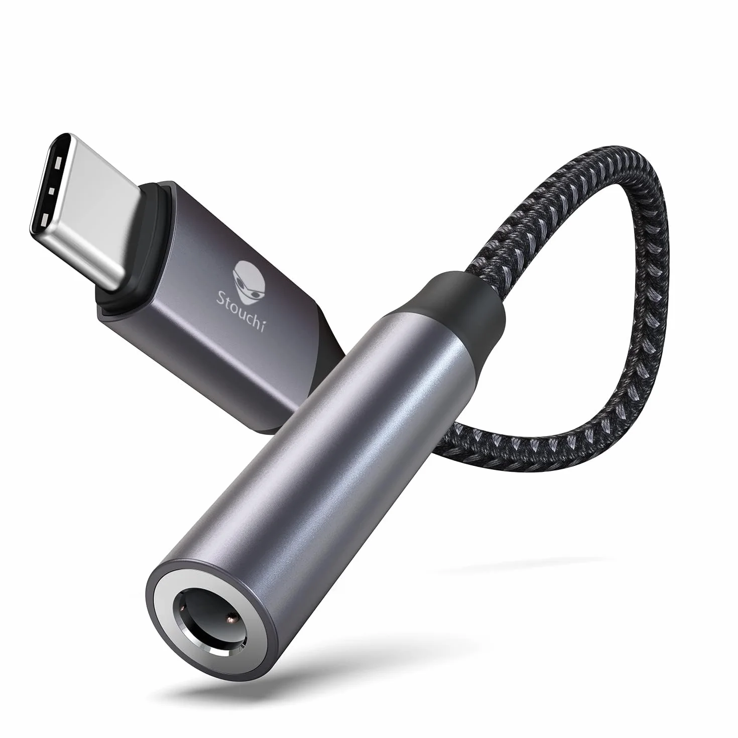 Adaptateur USB C vers Jack 3,5mm avec Puce DAC Haute Résolution Compatible iPhone 15 Pro/Max Samsung Galaxy S24 S23 Pixel