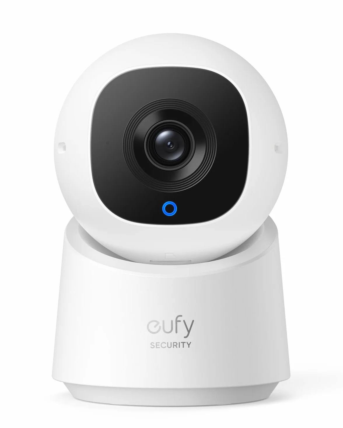eufy Security Caméra intérieure C220, caméra de Surveillance avec résolution 2K, Rotation 360° et Inclinaison, caméra de Surveillance intérieure Filaire avec Wi-FI, détection des Humains par IA