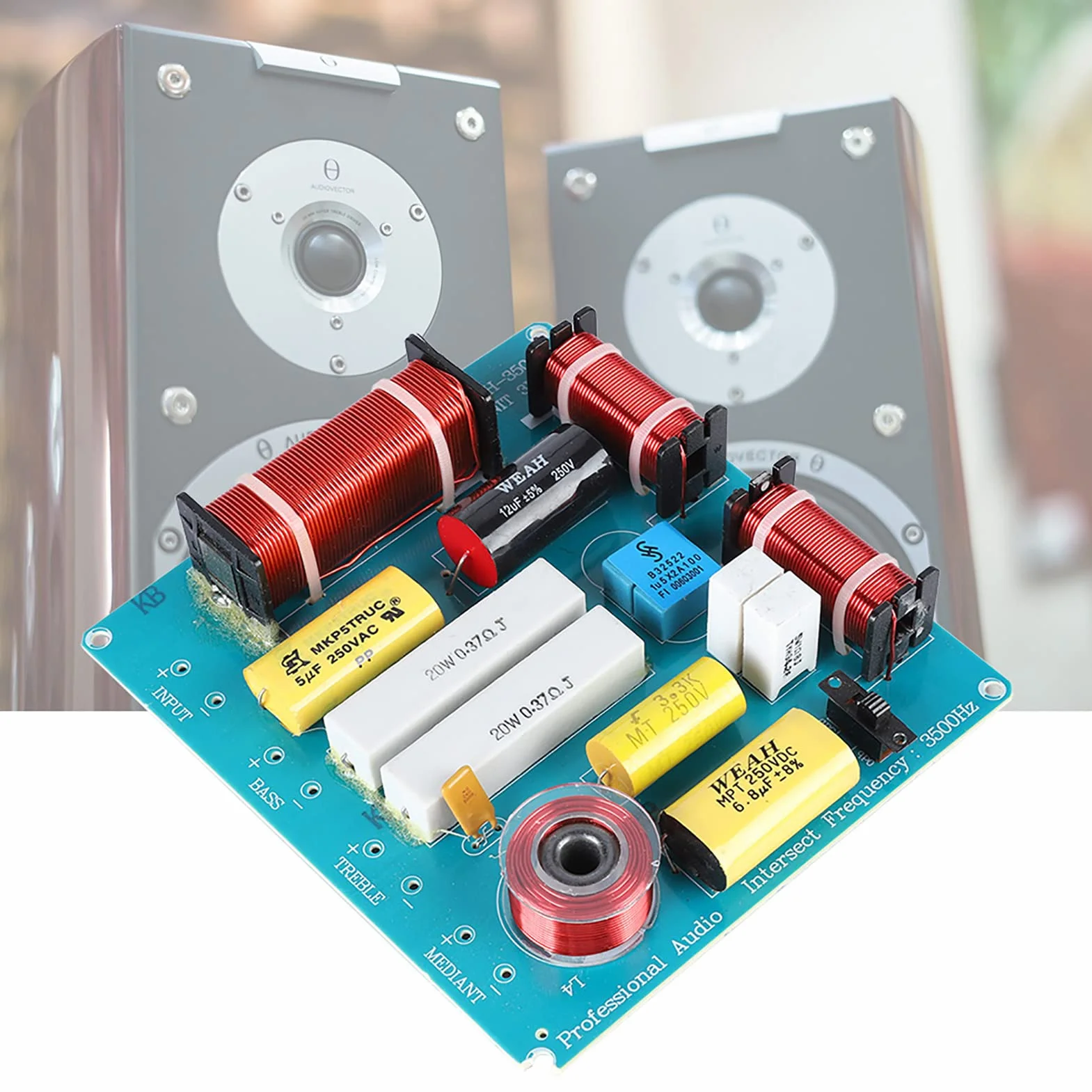 Diviseur de fréquence audio 3 voies crossover 300 W pour haut-parleurs KTV DIY