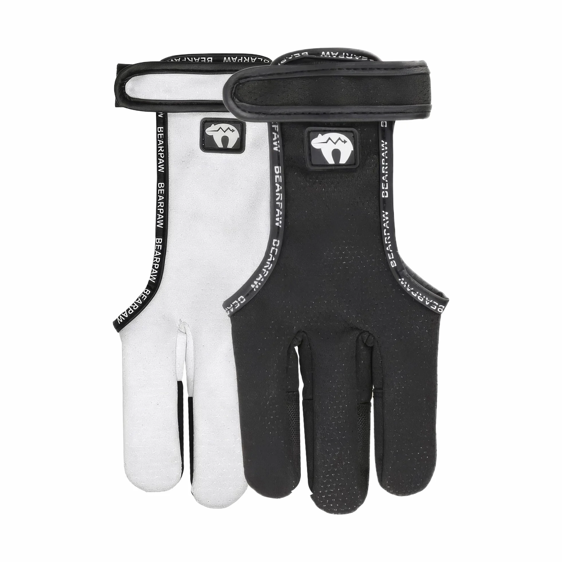 BEARPAW PRODUCTS Gant de tir Dynamic en cuir confort évacuation précise Protection des doigts pour arc long courbe Entraînement traditionnel