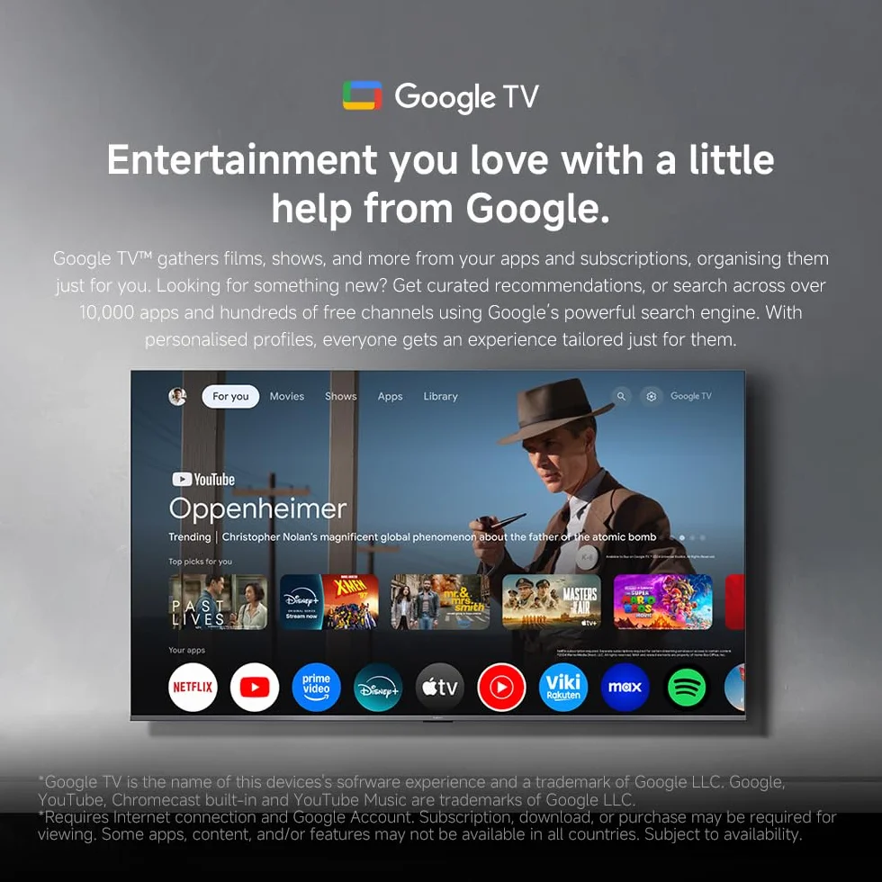 XIAOMI QLED 43" A Pro 2026 UltraHD 4K Dolby Audio Google TV