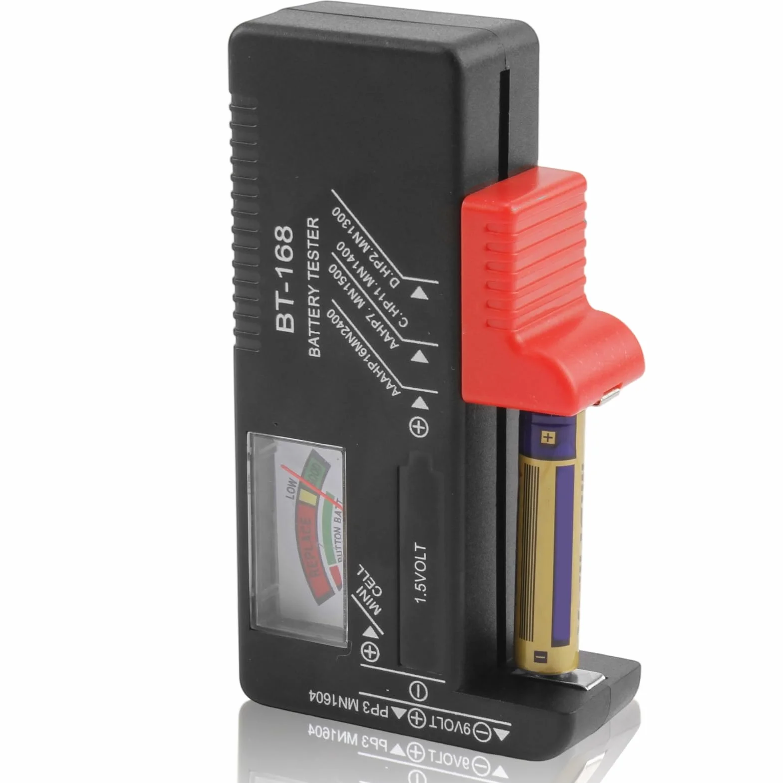 Testeur De Batterie Multi Taille Digital, Lecteur Précis Piles AA AAA C D 9 V Bouton 1,5 V, Contrôleur D'énergie Maison Atelier Professionnel, Appareil Vérification Puissance