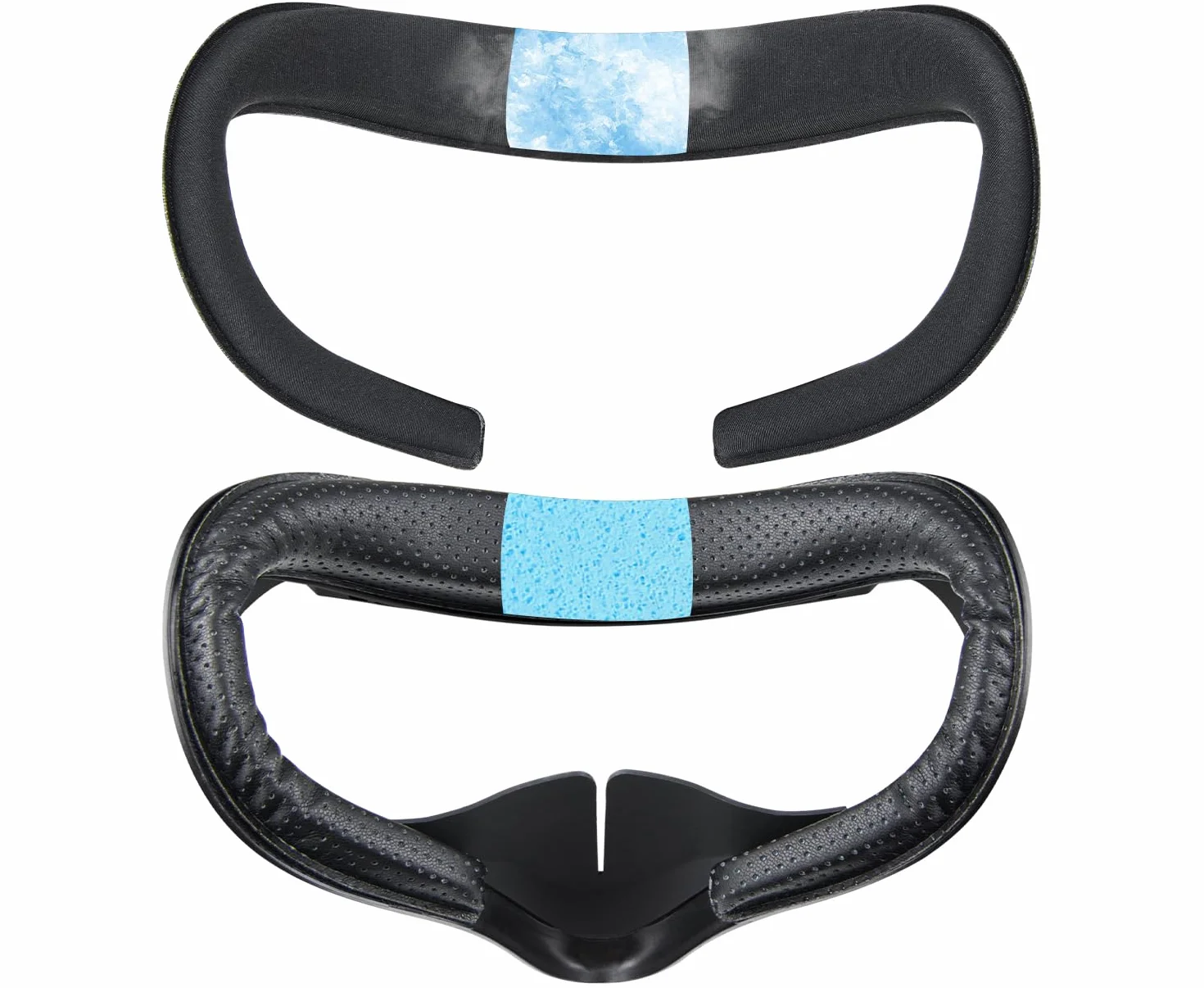 SOULWIT 2 Pièces Gel de Refroidissement Face Cover Pad pour Meta Quest 2, Remplacement pour VR Casques