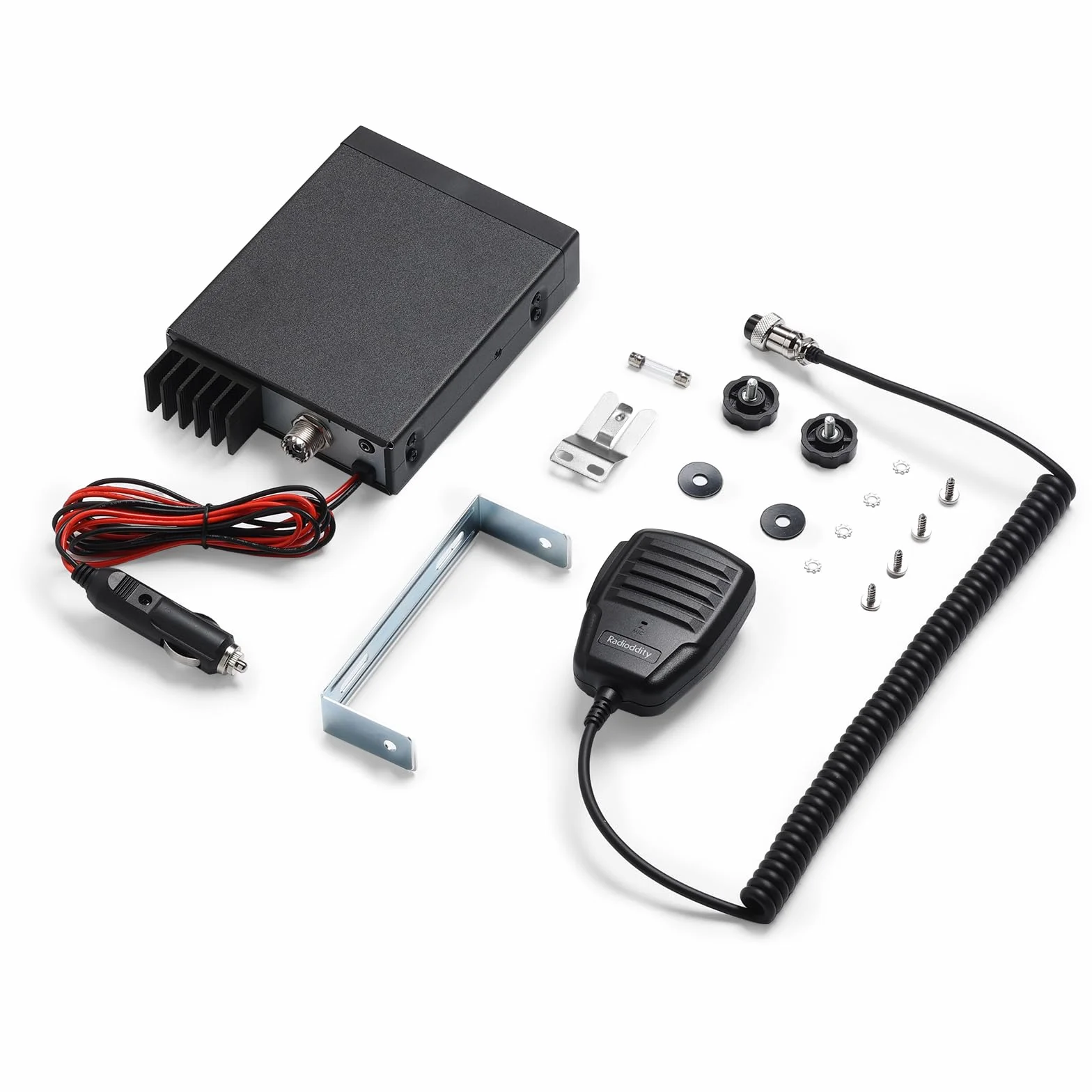 Radioddity CB-500 Radio CB Portable Émetteur-récepteur 4W AM FM avec Réduction du Bruit, Canal d'urgence 9/19, Micro Portatif
