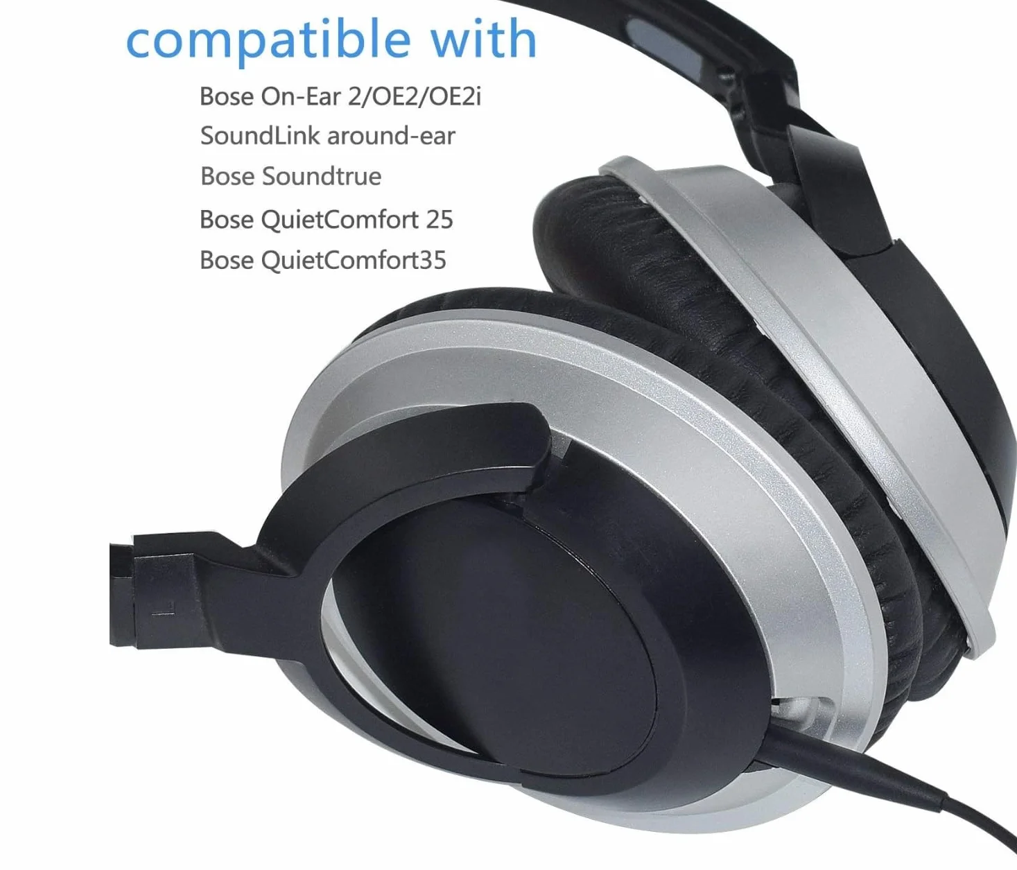 Remplacement Câble Audio Câble Aux 3,5mm à 2,5mm pour Casque | Compatible avec Bose 700 Quietcomfort 25 QC25 35 QC35 QC35II 45 QC45 JBL Tune 710BT 660NC 760NC