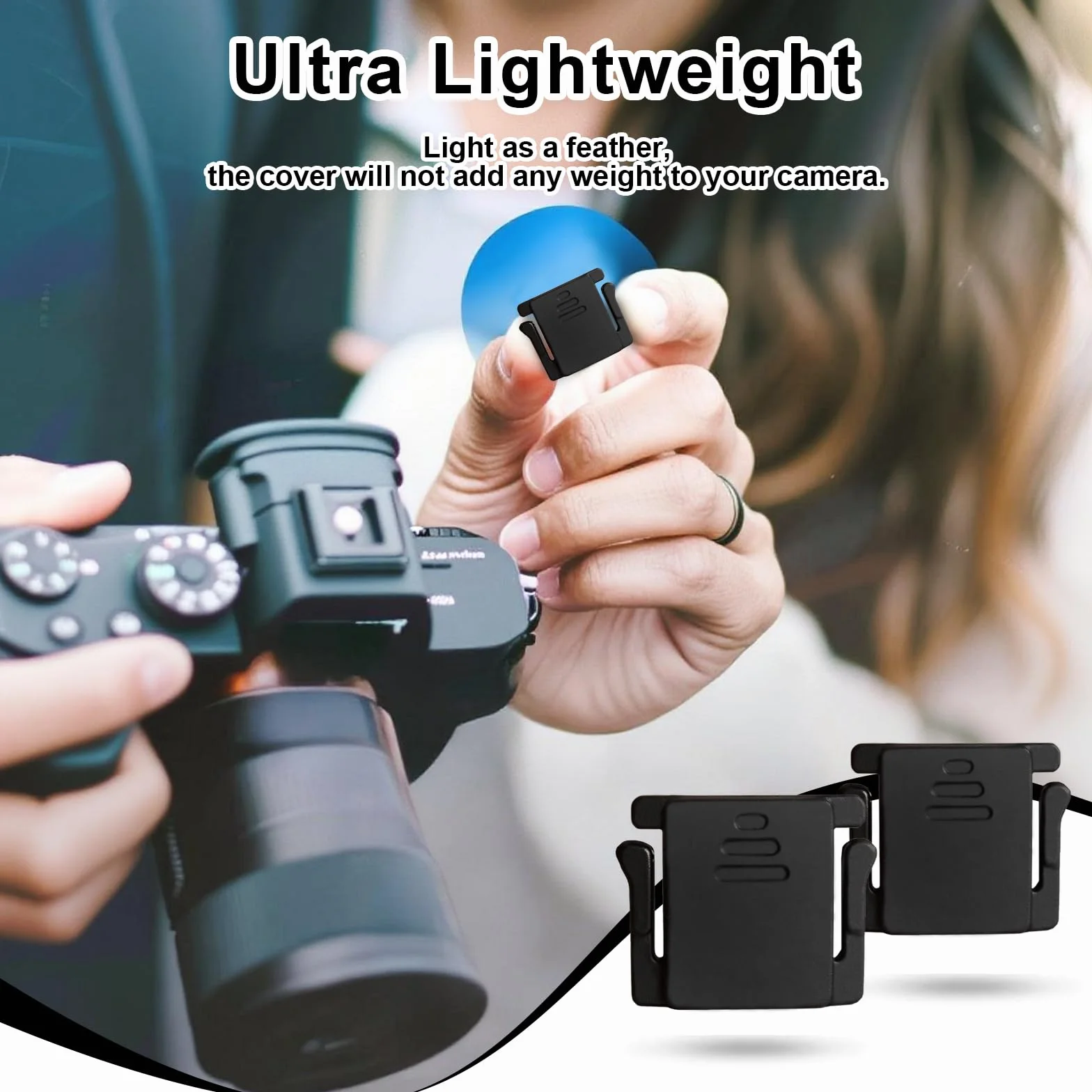 Lot de 4 Couvre-griffe Flash pour Appareil Photo – Compatible Canon EOS R5C R5 R6 RP R, 5D IV III, 1D X III, M50, Rebel T8i T7i