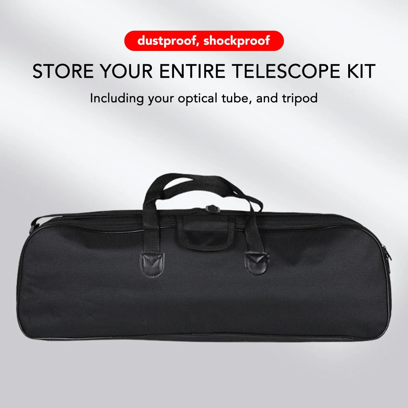 Grand Sac de Télescope Résistant aux Chocs avec Bandoulière Réglable
