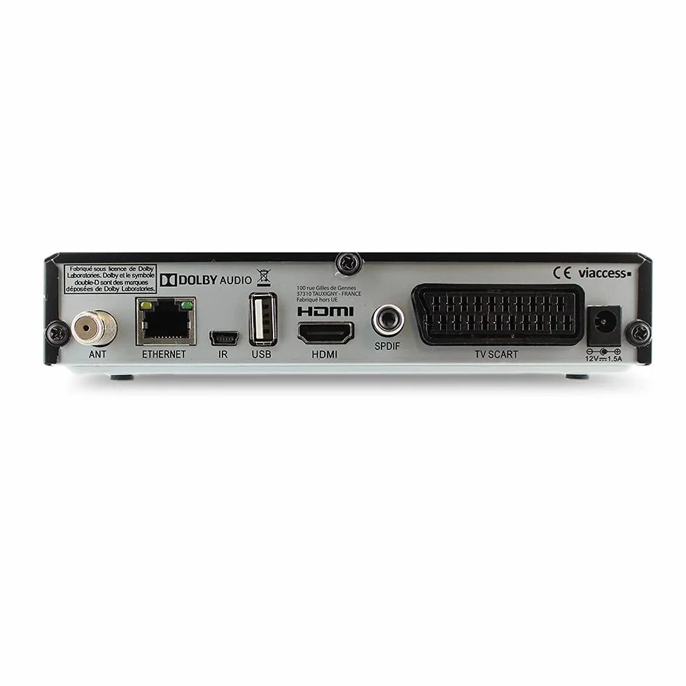 Metronic Décodeur TNT TNTSAT Satellite Terminal HD PVR READY avec Carte TNTSAT Enregistreur TV