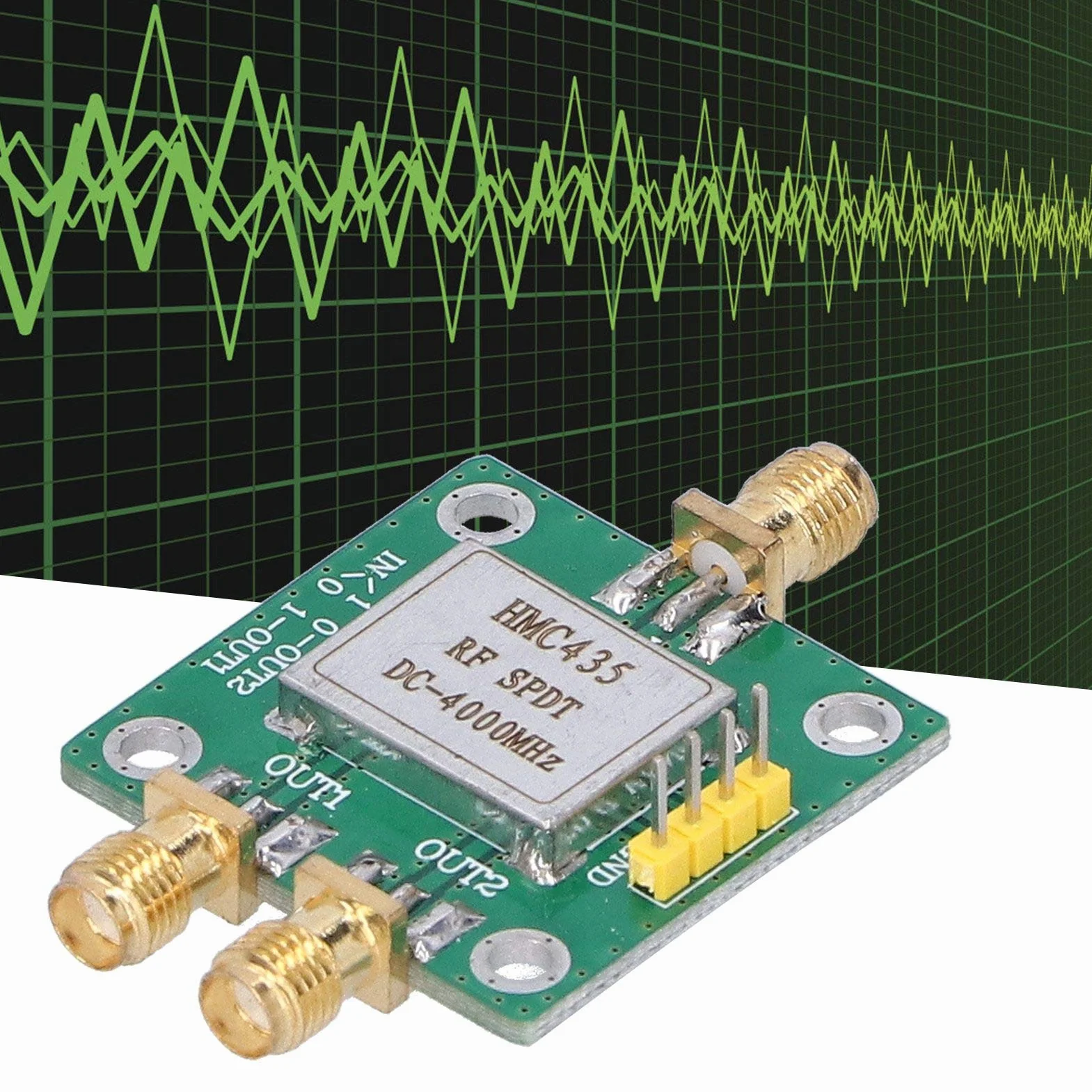 Source de signal RF, commutateur de module de générateur de signal portatif HMC435 F pour une dissipation thermique rapide